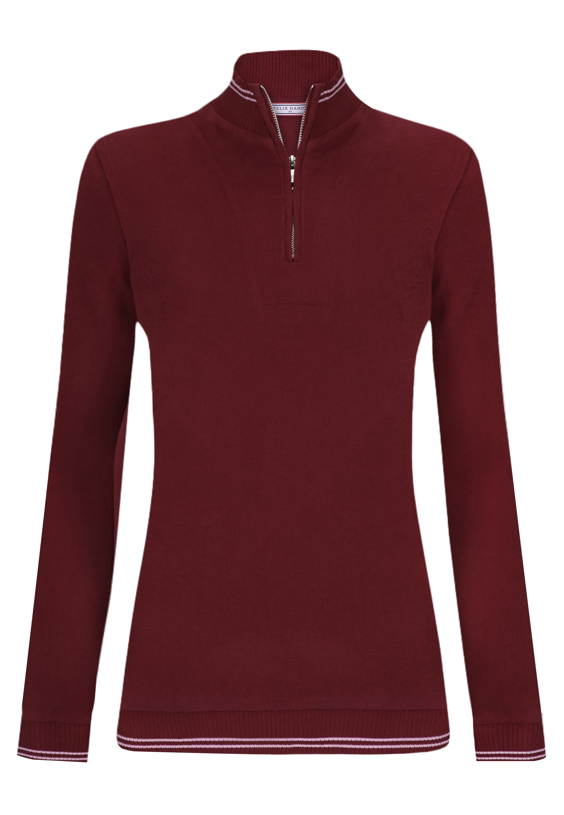 Felix Hardy "Strickpullover mit halbem Reißverschluss"