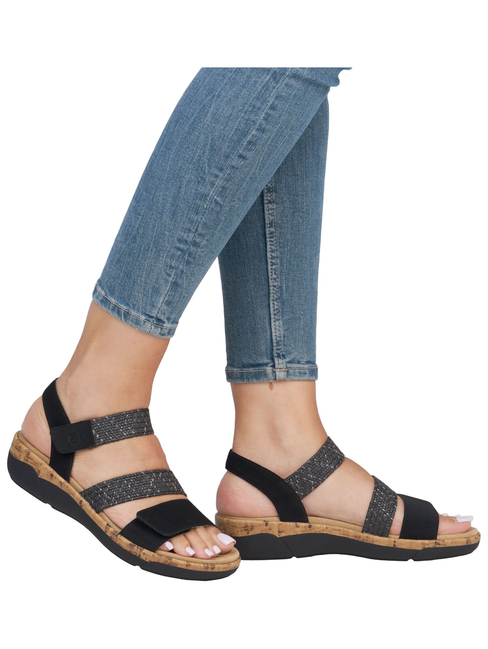 Remonte Riemchensandale Women's Black 38 2