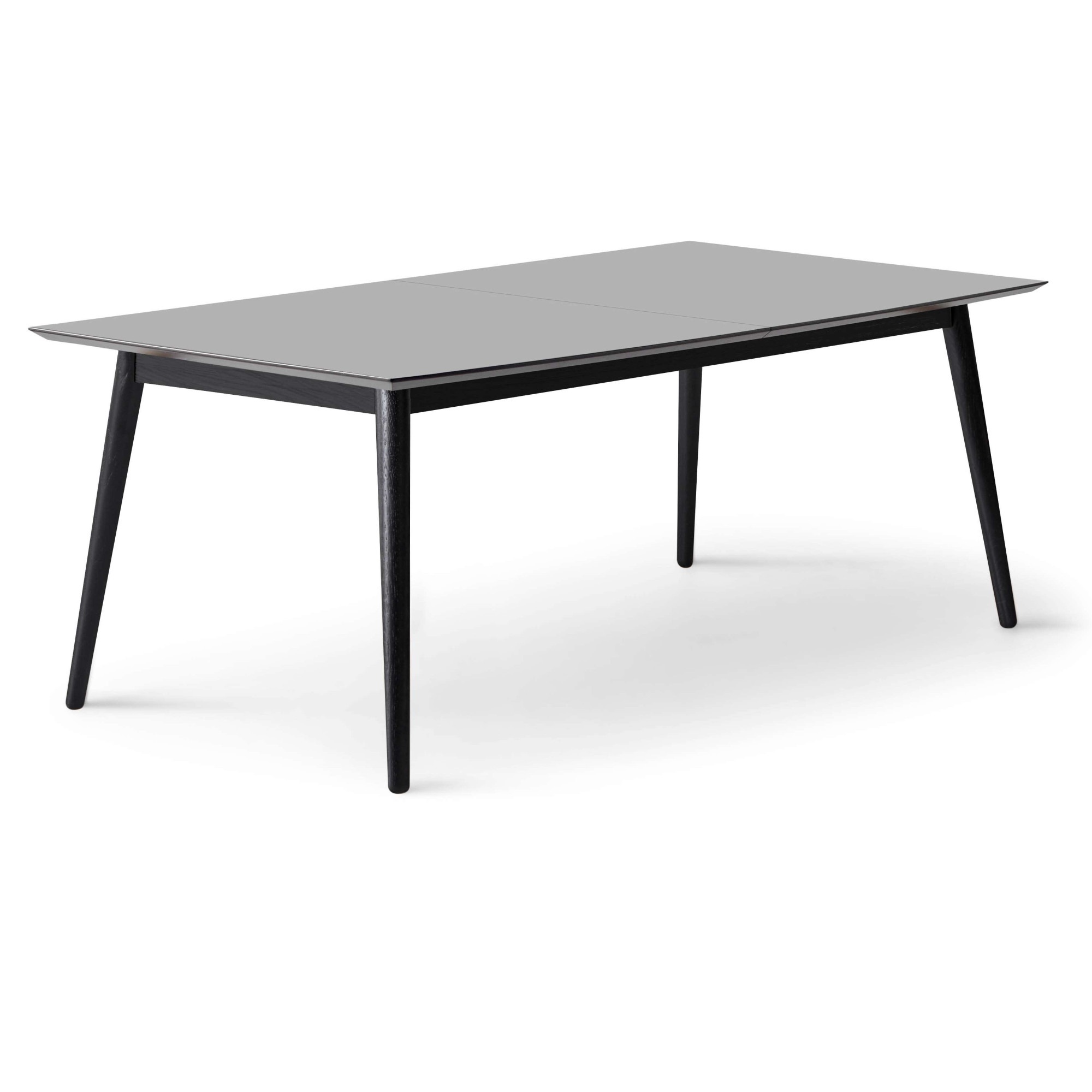 Hammel Furniture Esstisch »Meza Designtisch mit Auszugsfunktion und 2 Einlegeplatten«, bootsförmige Tischplatte MDF, Massivholzgestell, in zwei Breiten