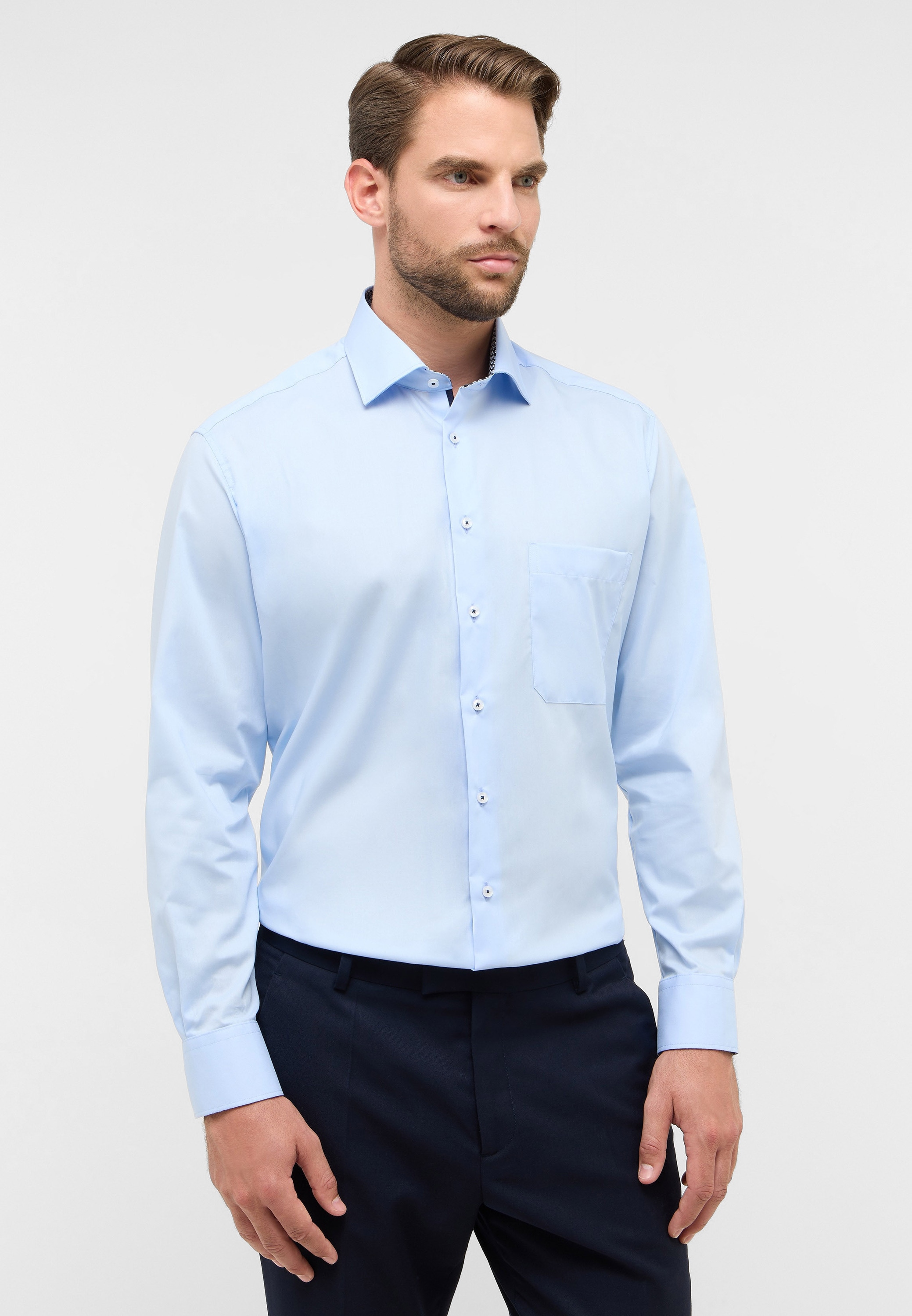 Eterna Langarmhemd "COMFORT FIT", NON IRON (bügelfrei) günstig online kaufen