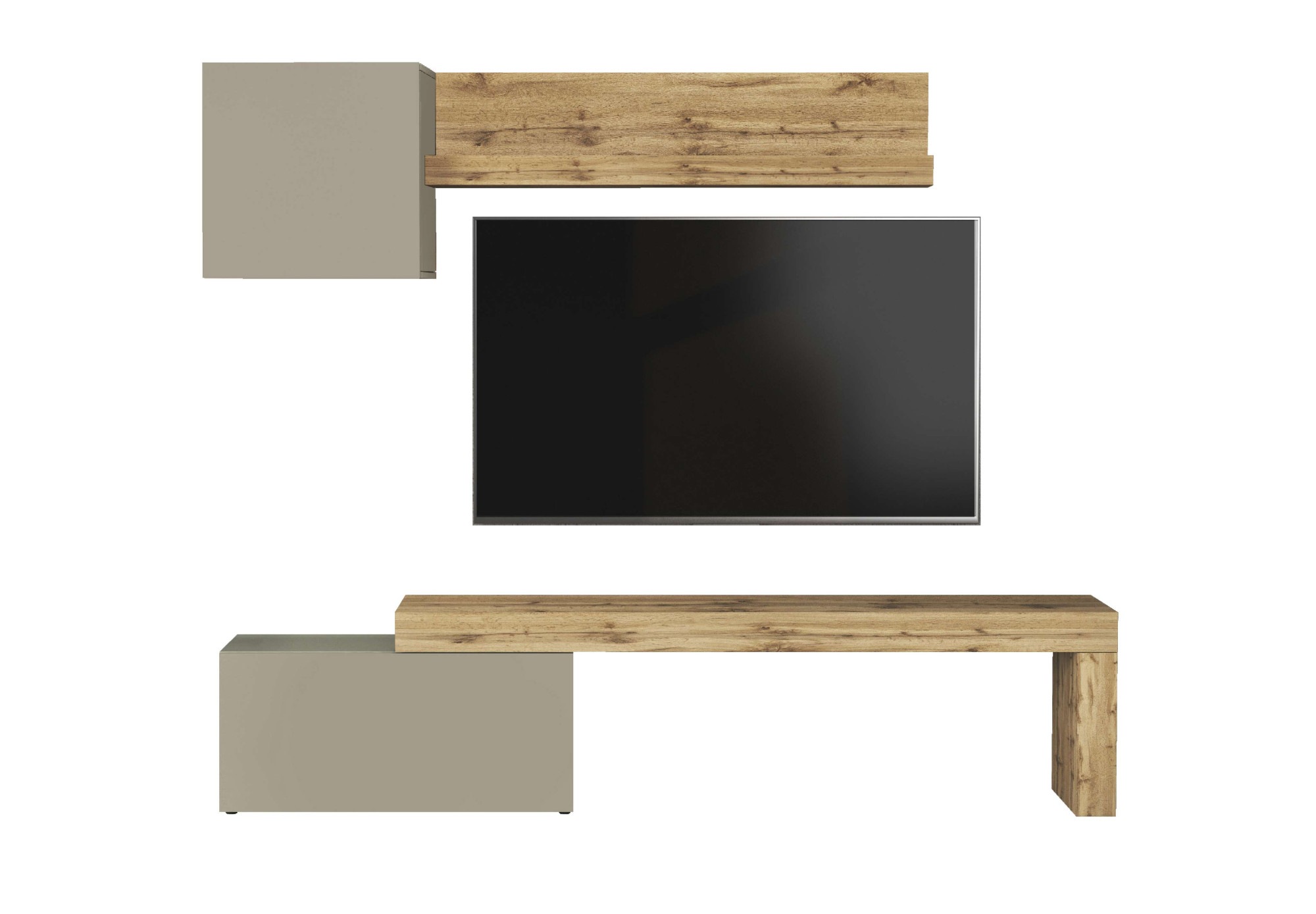 OTTO home TV-Wand "Chronos TV-Set, Wohnwand – Elemente frei platzierbar, Ma günstig online kaufen