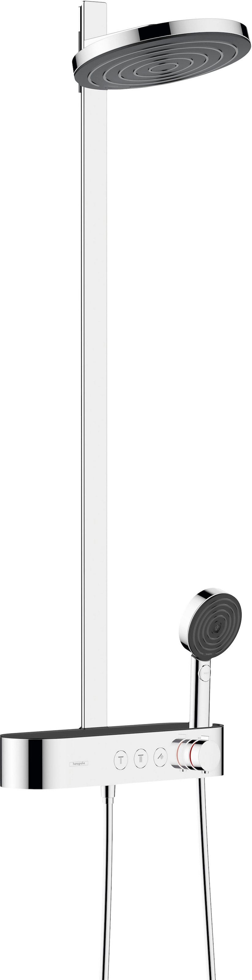 hansgrohe Duschsystem, (Komplett-Set), 26cm, mit ShowerTablet Select 400