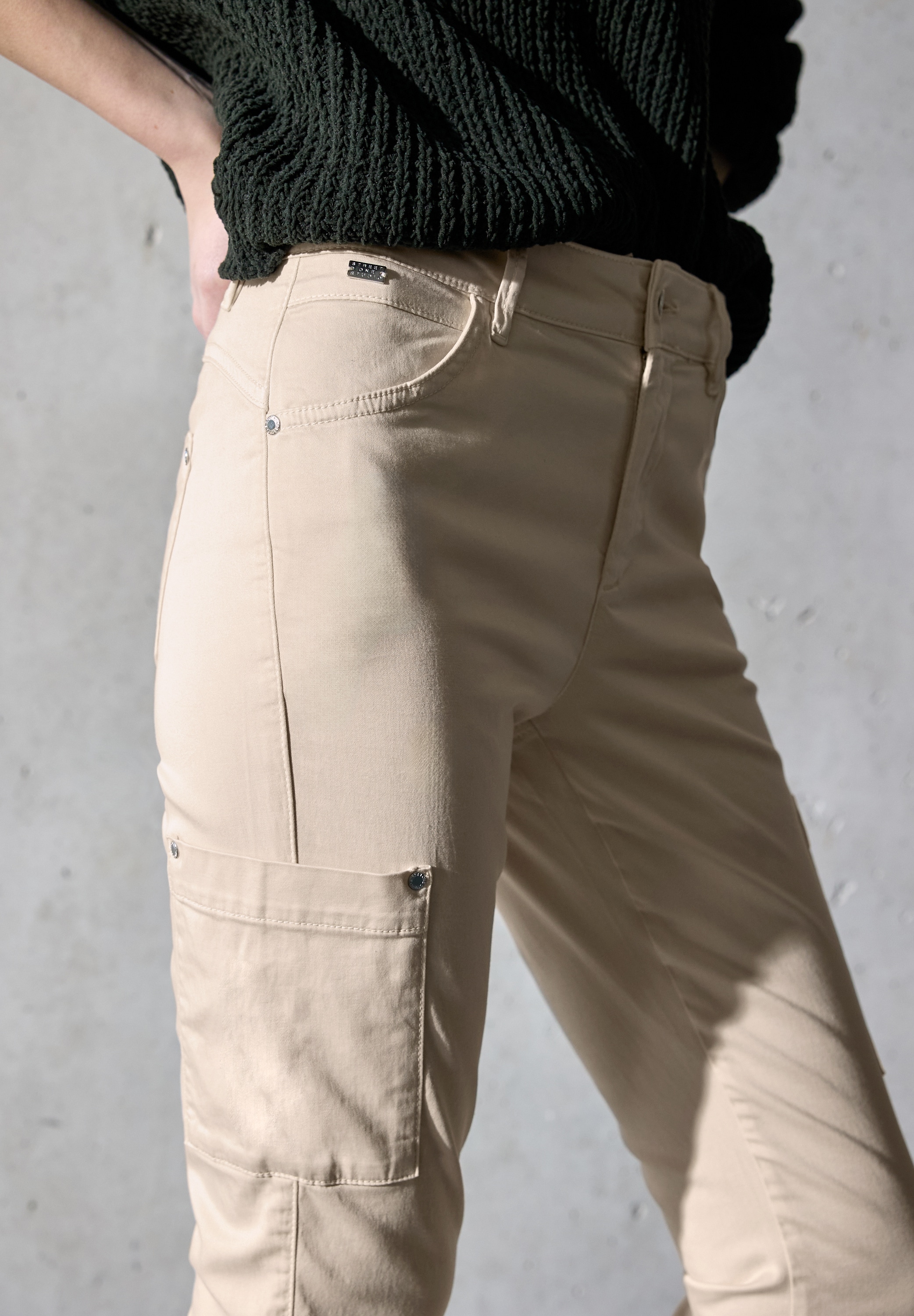 STREET ONE STUDIO Cargohose  aus Lyocell