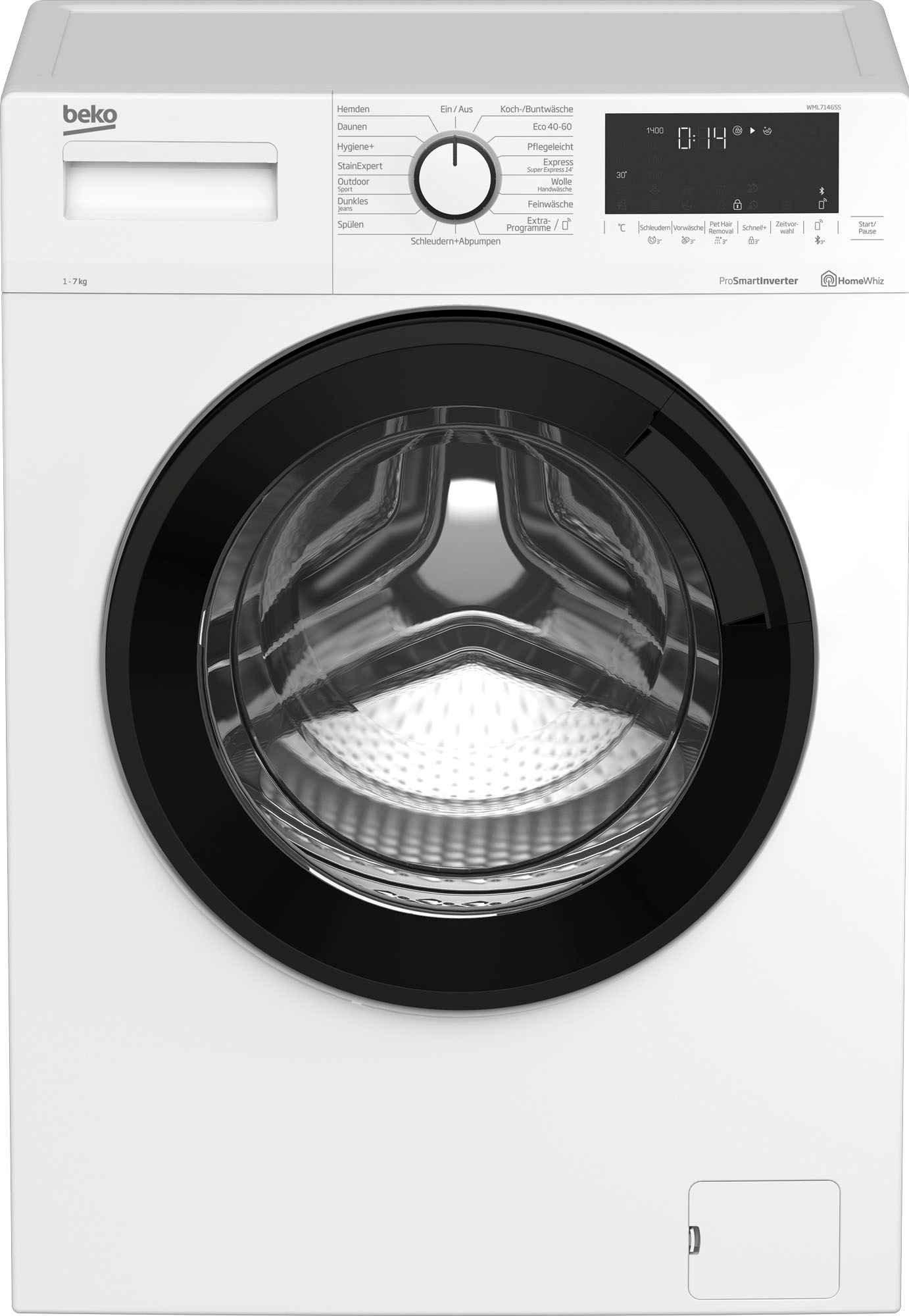 online kaufen BAUR Waschmaschine 1400 WML71465S, | BEKO »WML71465S«, U/min kg, 7