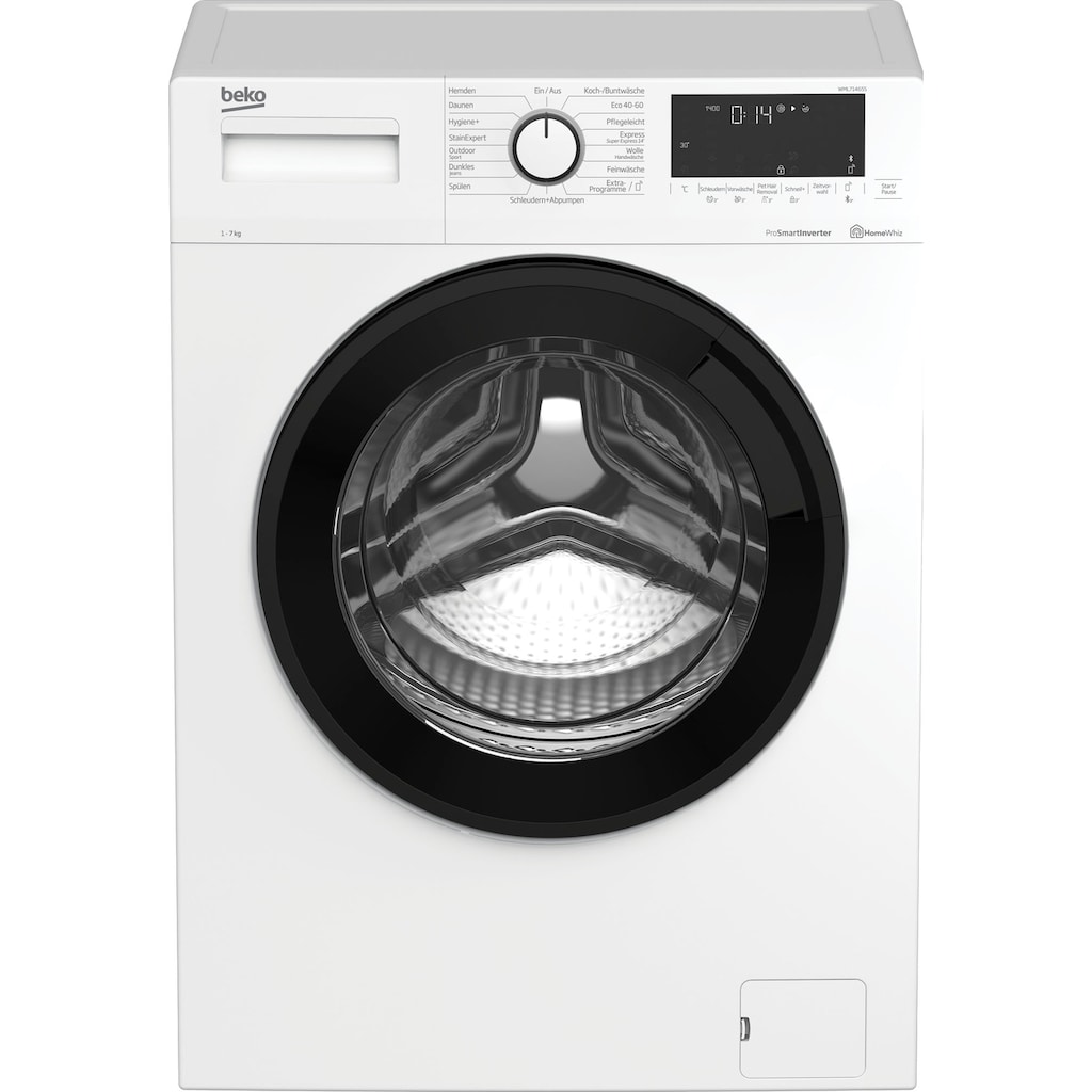 BEKO Waschmaschine »WML71465S«, WML71465S, 7 kg, 1400 U/min