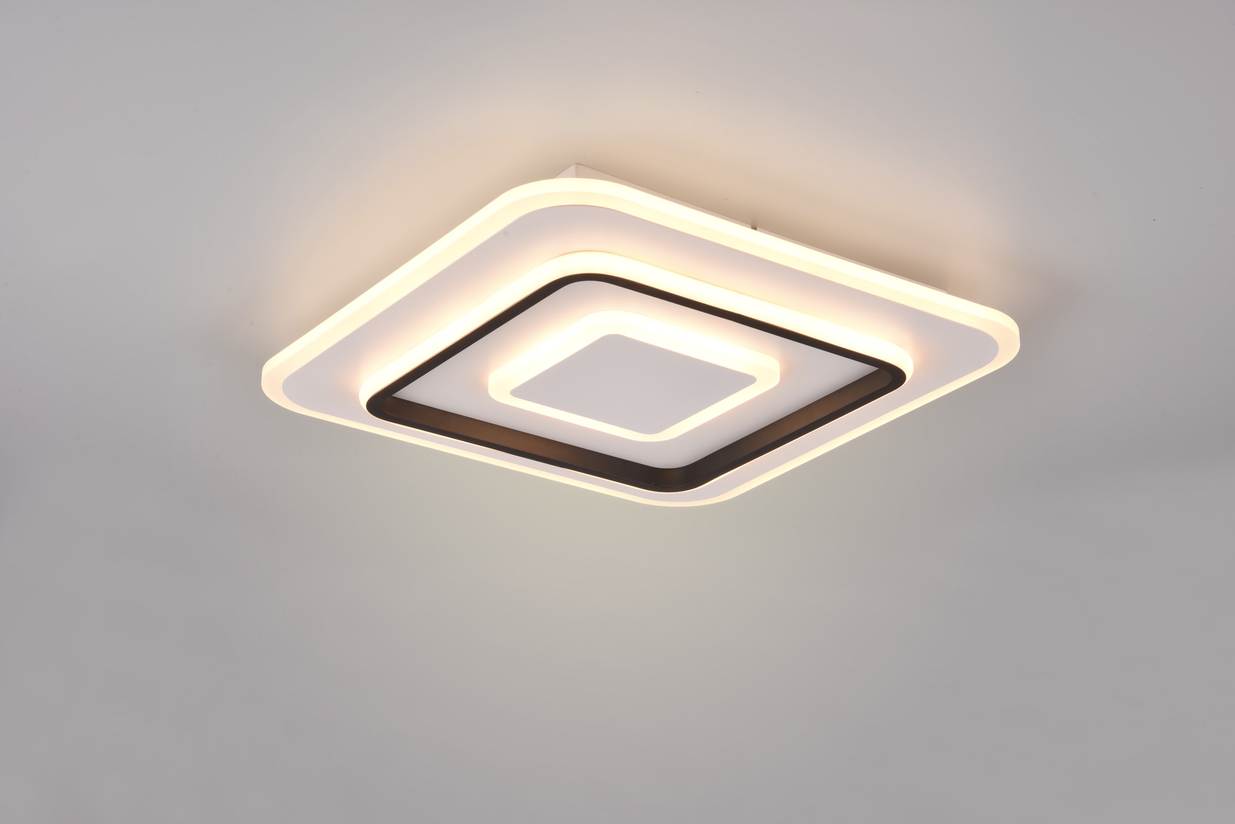 REALITY Leuchten LED Deckenleuchte »JORA, Deckenlampe Schlafzimmer mit Sleep Timer, Nachtlicht, dimmbar,«, 1 flammig, Leuchtmittel LED-Board | LED fest integriert, Lichtfarbe einstellbar CCT, Memoryfunktion, inkl Fernbedienung