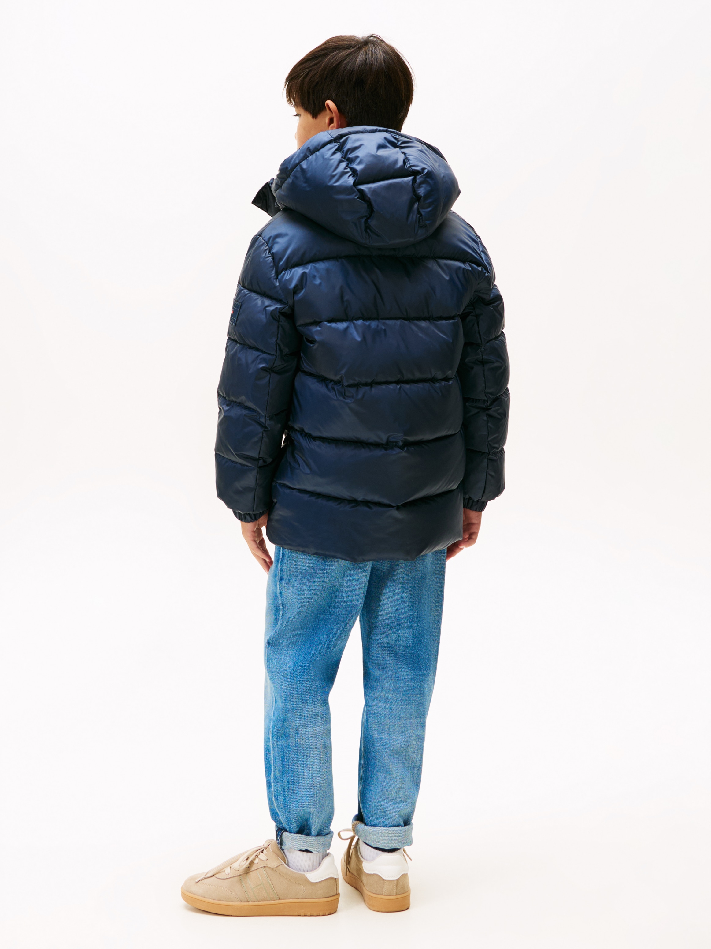 Tommy Hilfiger Steppjacke »ESSENTIAL PADDED PARKA«, mit Kapuze, Kinder bis 16 Jahre