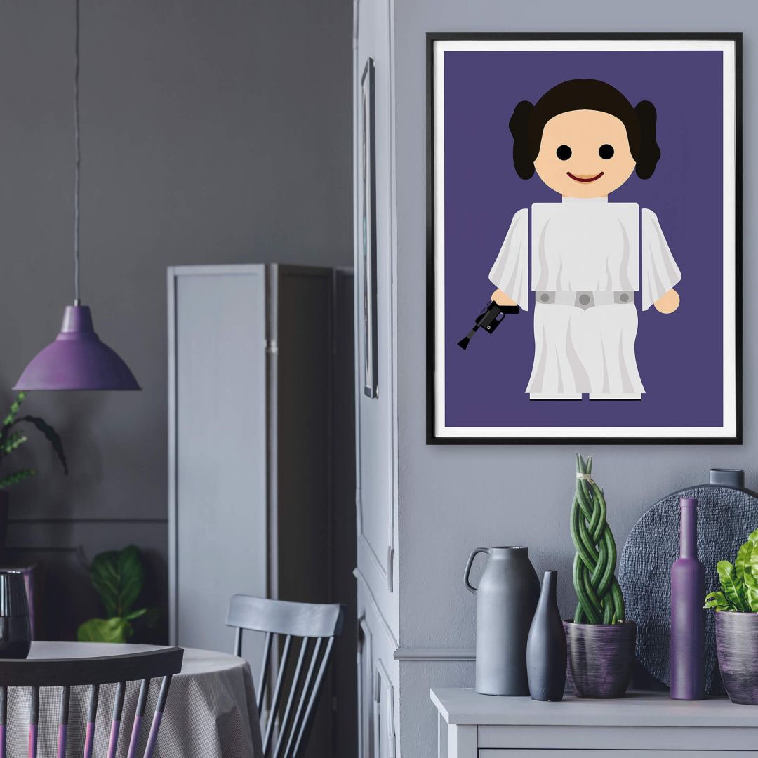 Wall-Art Poster »Playmobil Prinzessin Leia Spielzeug«, Kinder, (1 St.),  Poster, Wandbild, Bild, Wandposter kaufen | BAUR
