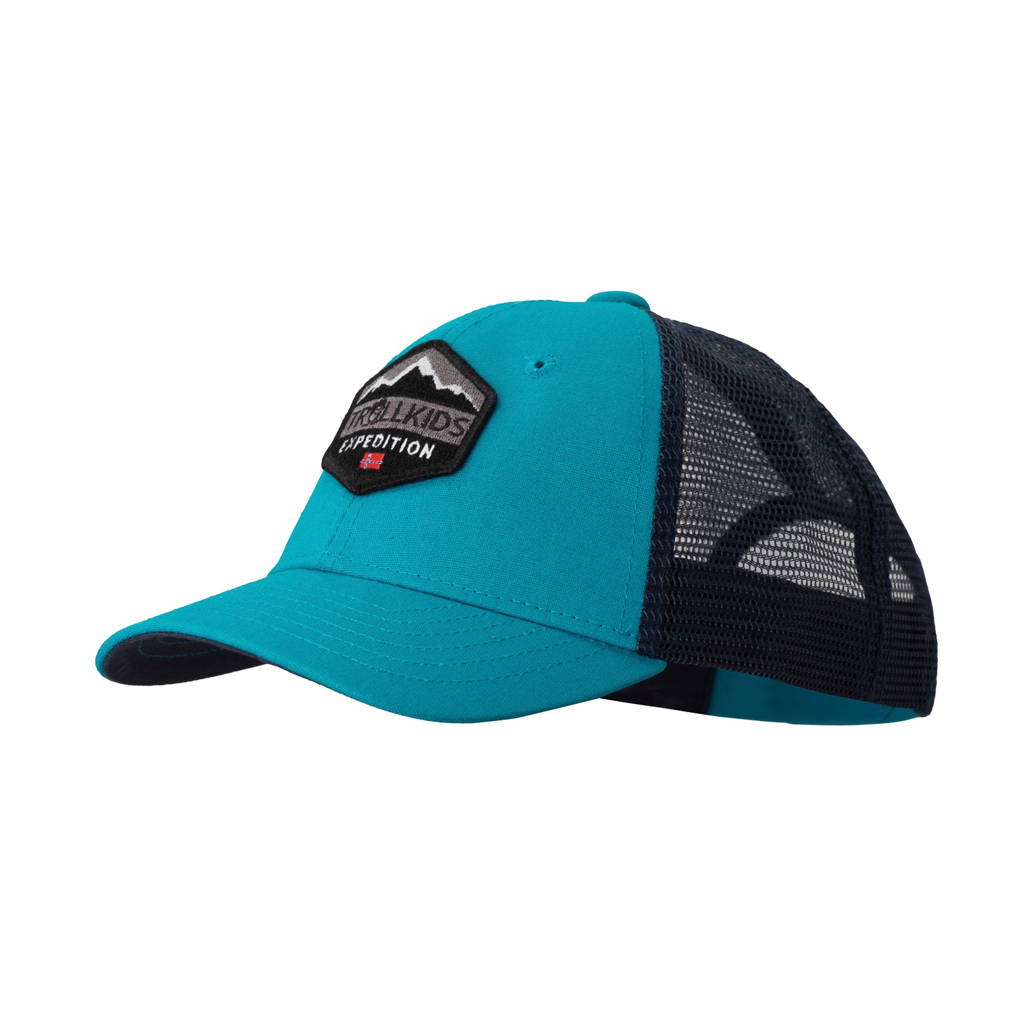 Baseball Cap TROLLKIDS "KIDS FEMUND CAP", Kinder, Gr. 2/5 (48/52), lake blau, mystic blau, Obermaterial: 100% Baumwolle, Caps, für Kinder und Jugendliche, weitenverstellbar, sportlicher Stil