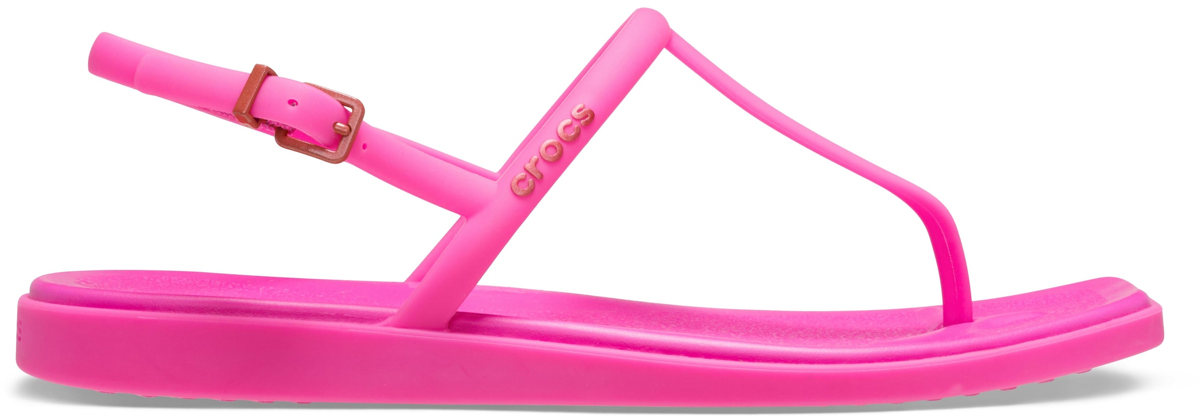 Crocs Sandale »Miami Thong Sandal«, Zehentrenner, Sandalette, Sommerschuh mit Zehensteg