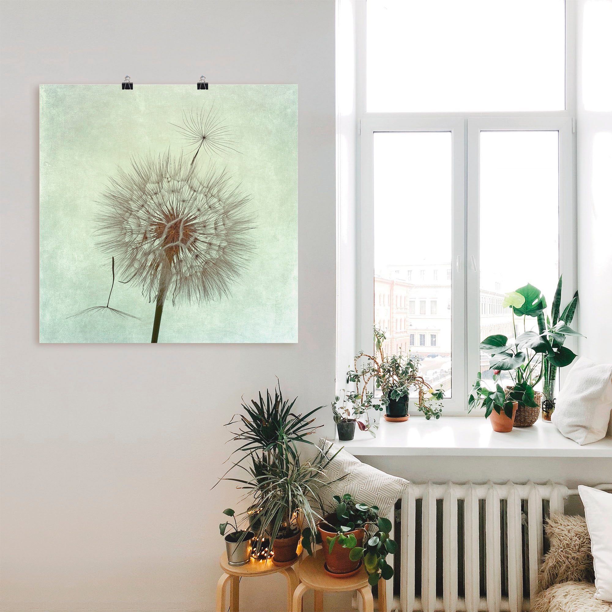 Artland Wandbild "Pusteblume II", Blumen, (1 St.), als Leinwandbild, Poster günstig online kaufen