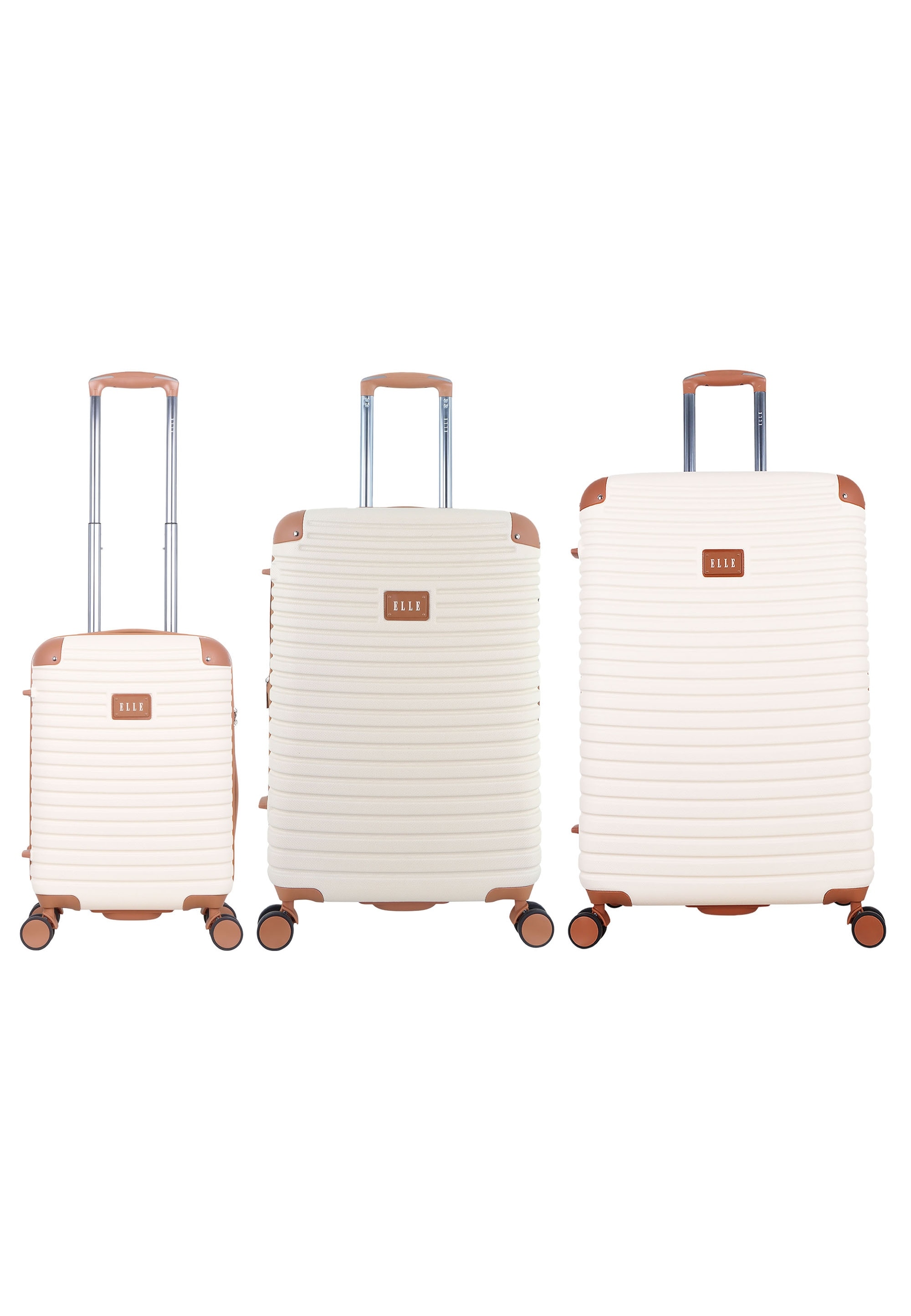 Elle Koffer "Glam" 3 Stk. tlg. aus robustem ABS-Material
