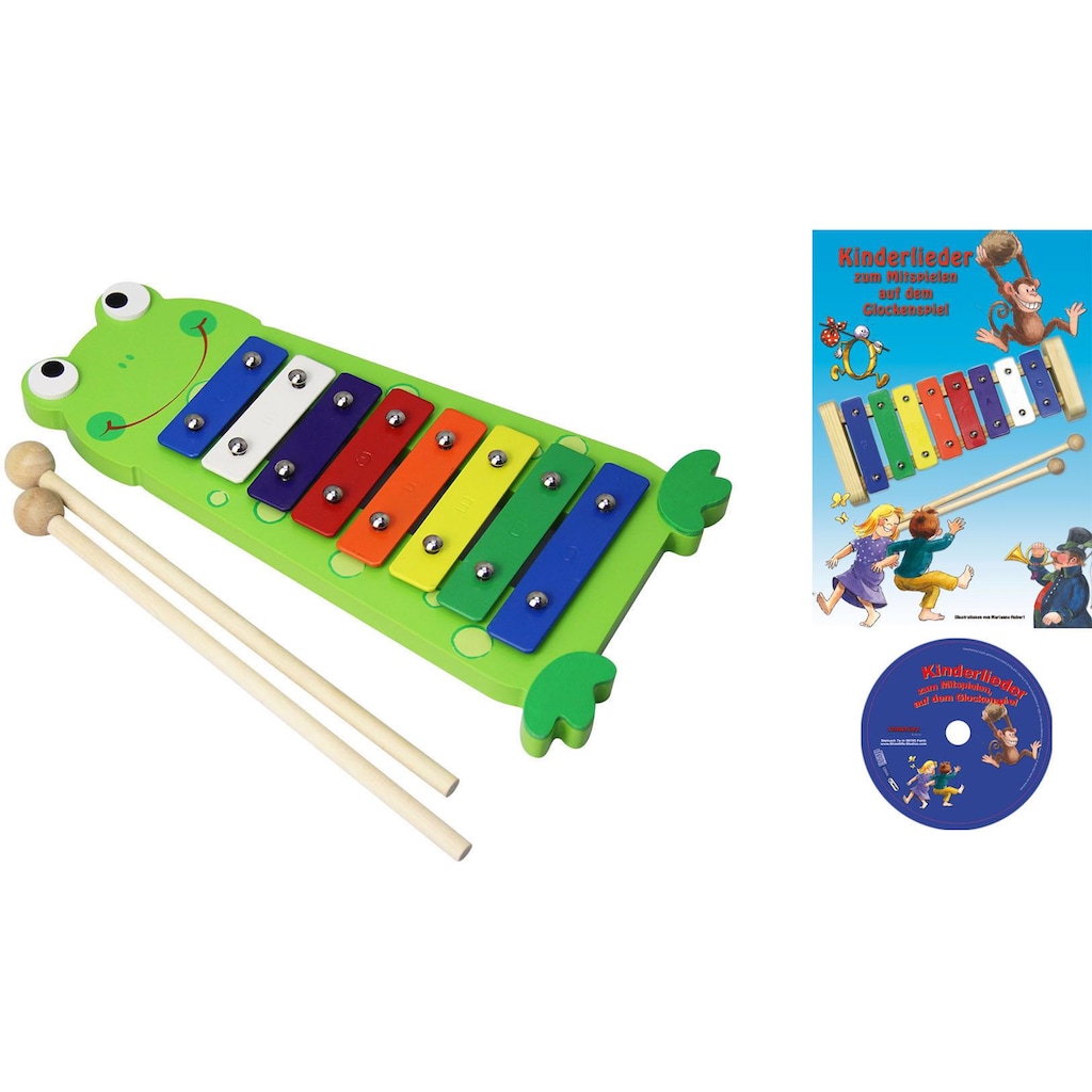 Clifton Spielzeug-Musikinstrument »Metallophon Frosch«