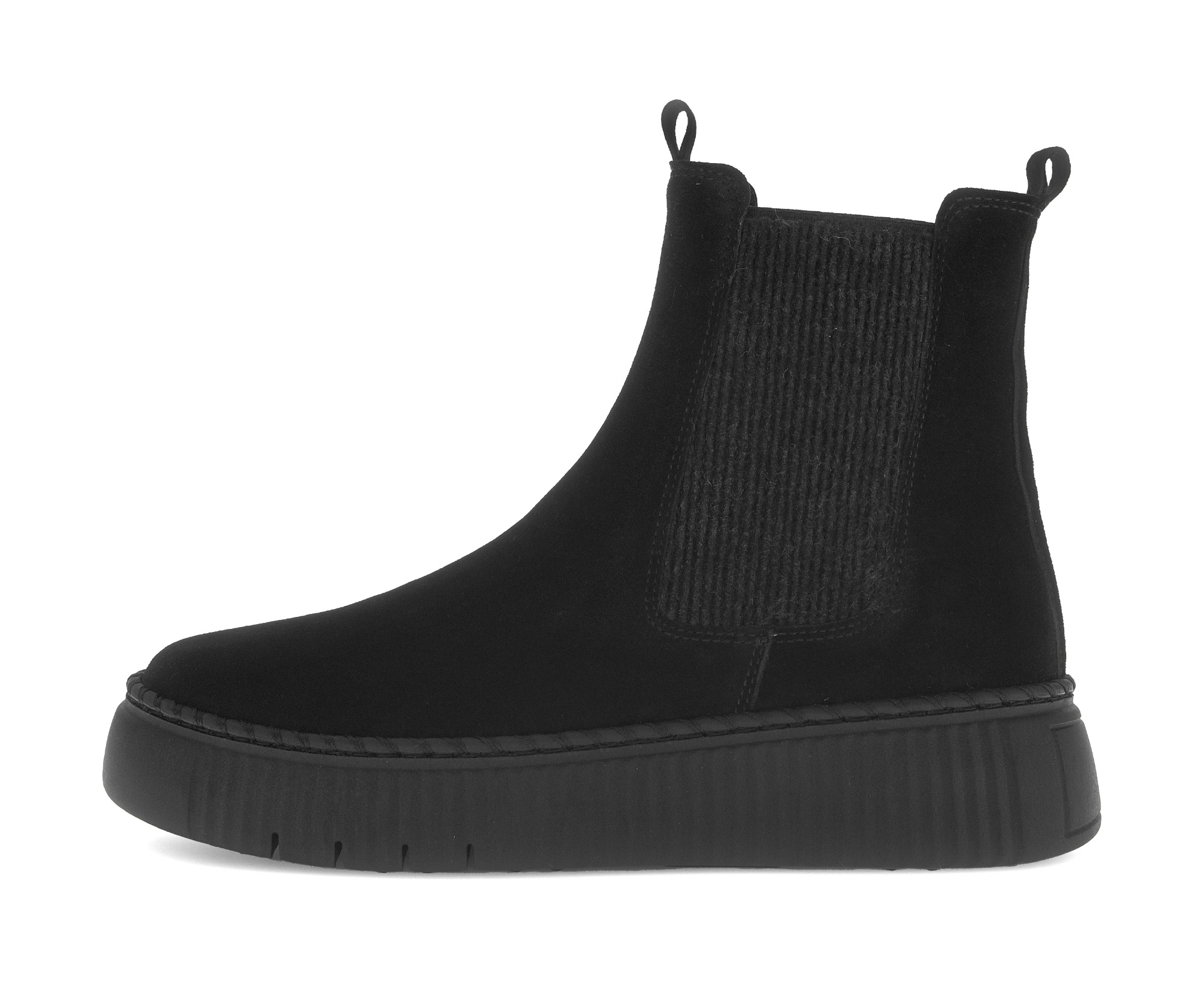Gabor Chelseaboots, Plateau, Stiefelette mit Stretcheinsatz an der Außenseite