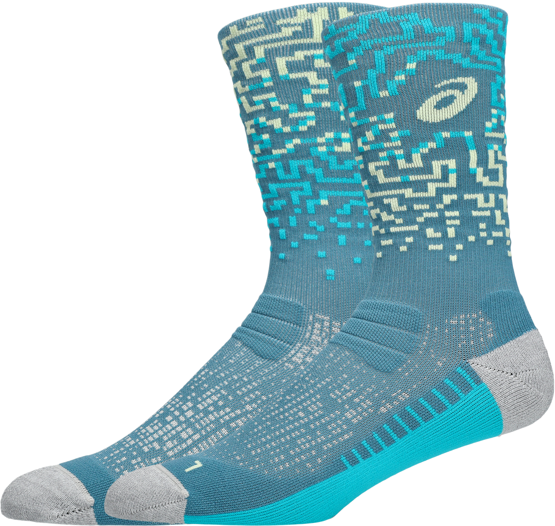 Asics Laufsocken "PERFORMANCE RUN SOCK CREW" Atmungsaktiv, Gedämpfte Sohle, Anatomische Passform