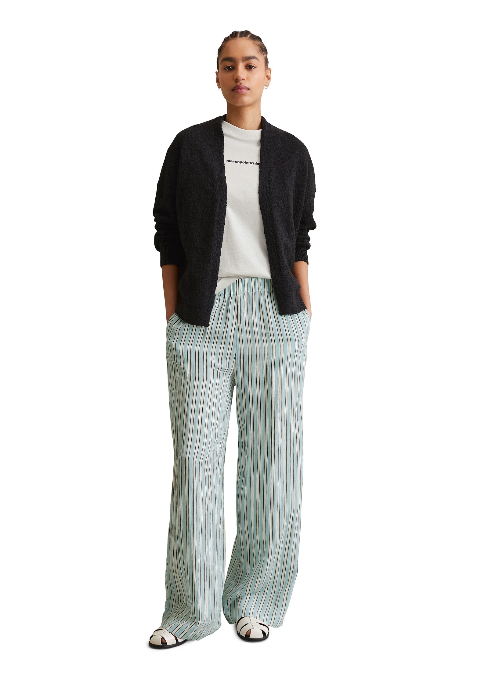 Marc O'Polo DENIM Cardigan »aus Cotton-Slub-Garn«