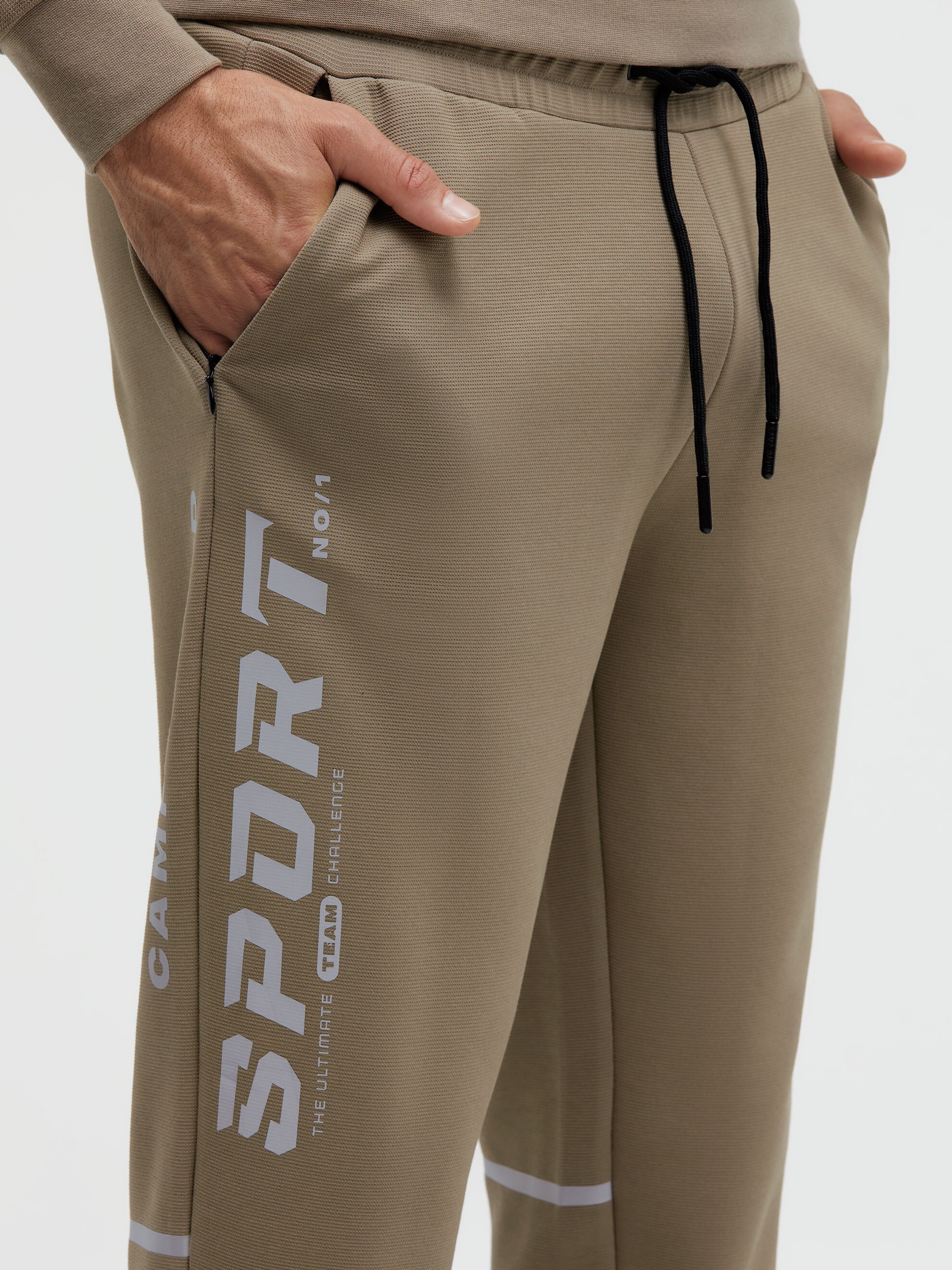 CAMP DAVID Sporthose  mit Elastikbund und Kordel