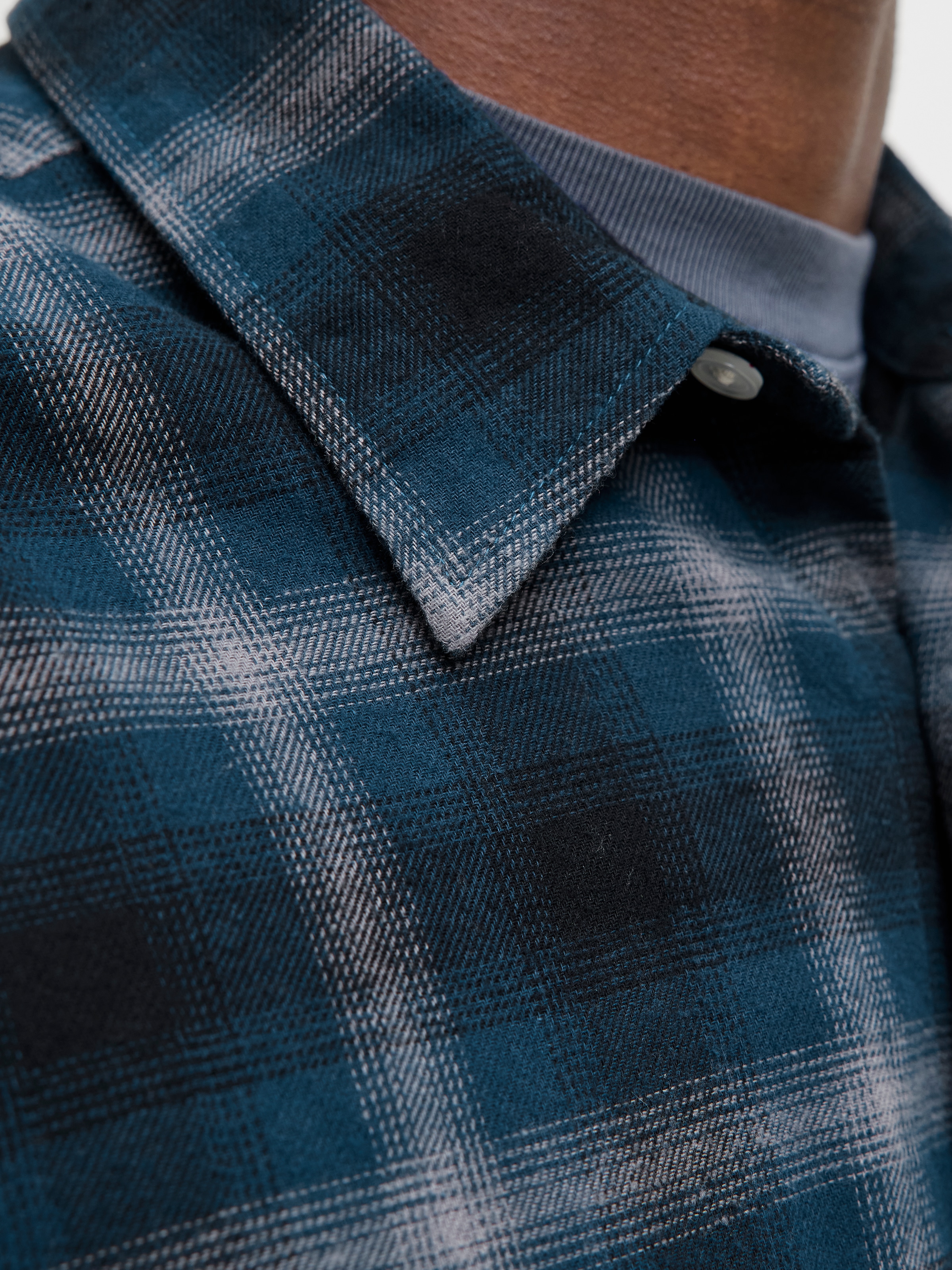 Jack & Jones Langarmhemd »JCOCOVER CHECKED FLANNEL SHIRT LS«