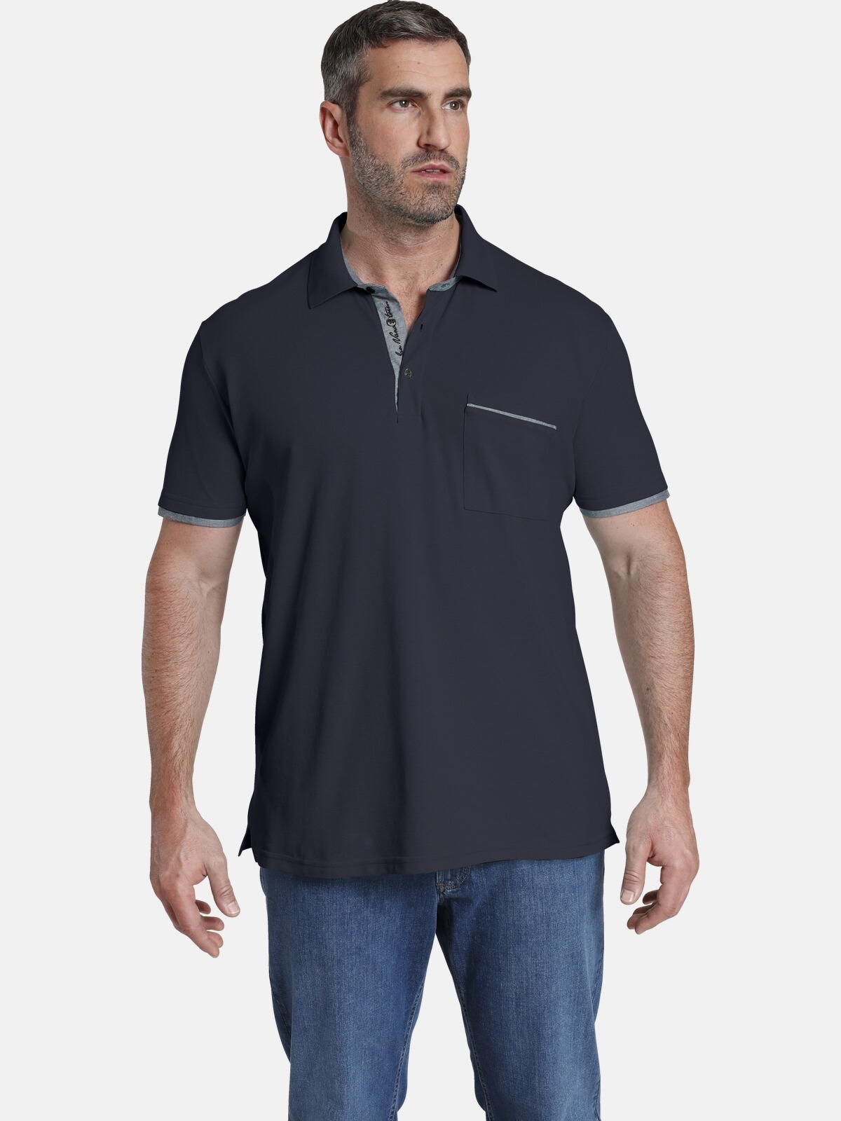 Jan Vanderstorm Poloshirt "Poloshirt MELKER"