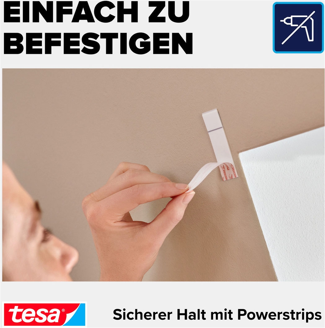 tesa Fliegengitter-Gewebe »für Dachfenster Premium« Packung, Fliegennetz, Klettband, 1 Stk. tlg. mit Klettband, zuschneidbar - Mückenschutz - 120x140 cm
