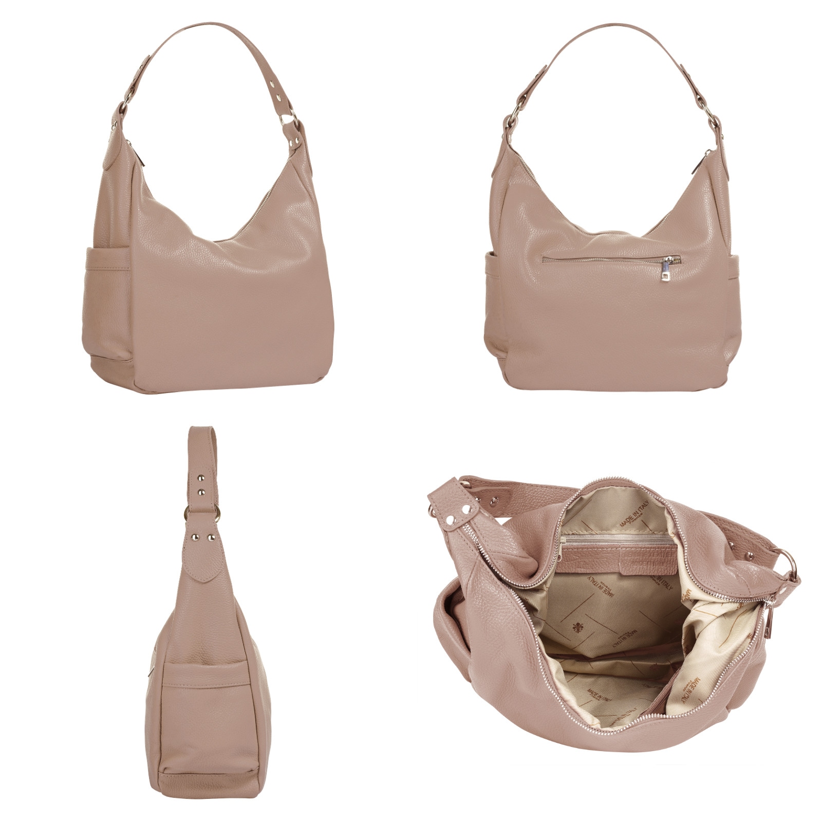 Samantha Look Shopper, echt Leder, Made in Italy