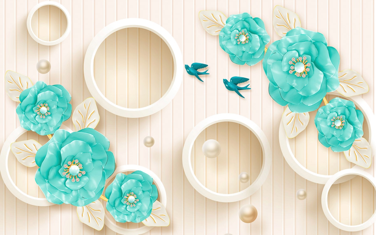 Papermoon "Muster mit Blumen"