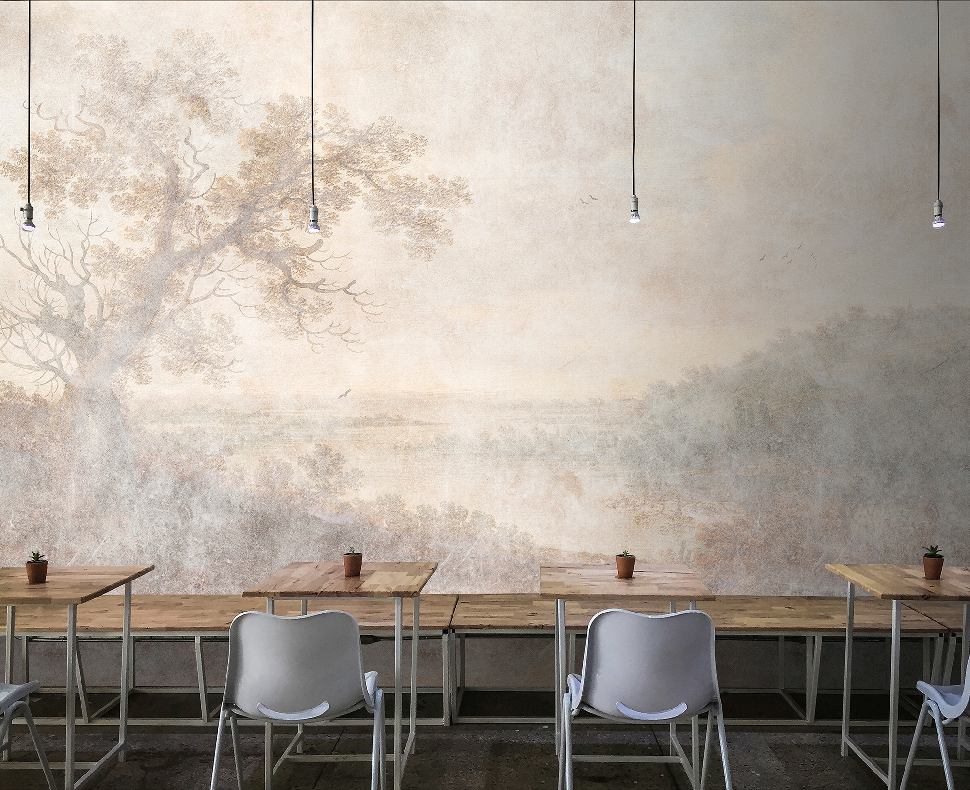 living walls Fototapete »Walls by Patel Romantic River«, Vlies, Wand