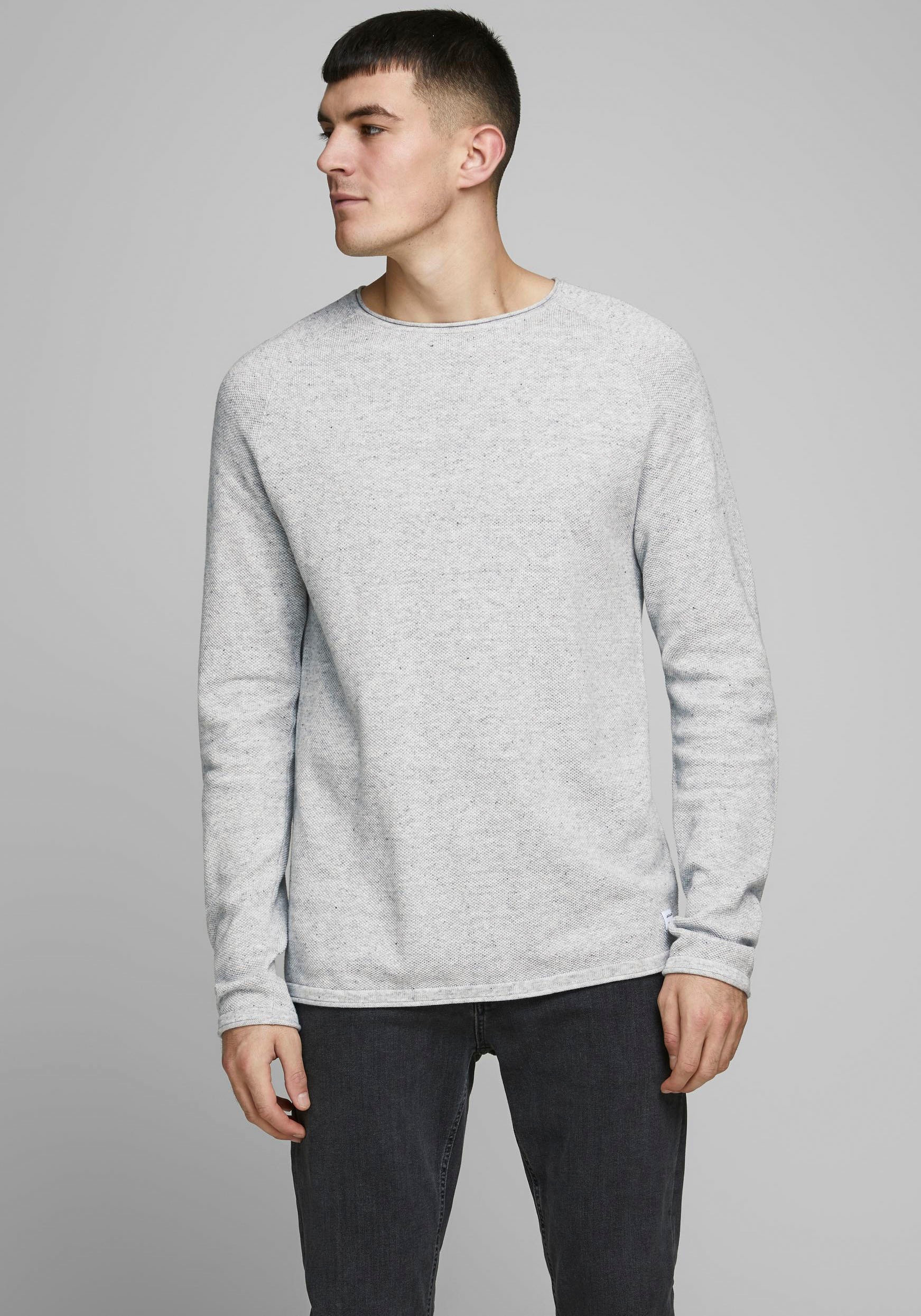 Jack & Jones "JJEHILL Einfarbiger Pullover mit angenehmem Tragegefühl" unif günstig online kaufen