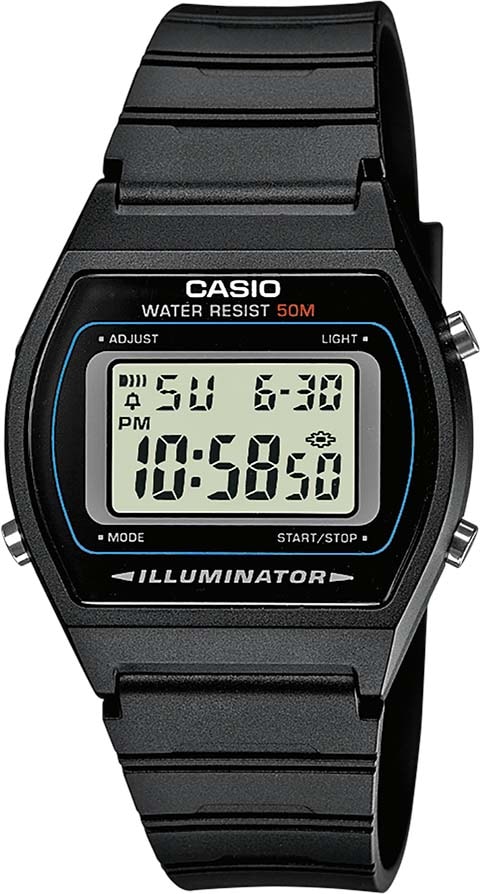 Casio Collection Chronograph »W-202-1AVEF«, Quarzuhr, Armbanduhr, Damen, Herren, digital, Stoppfunktion
