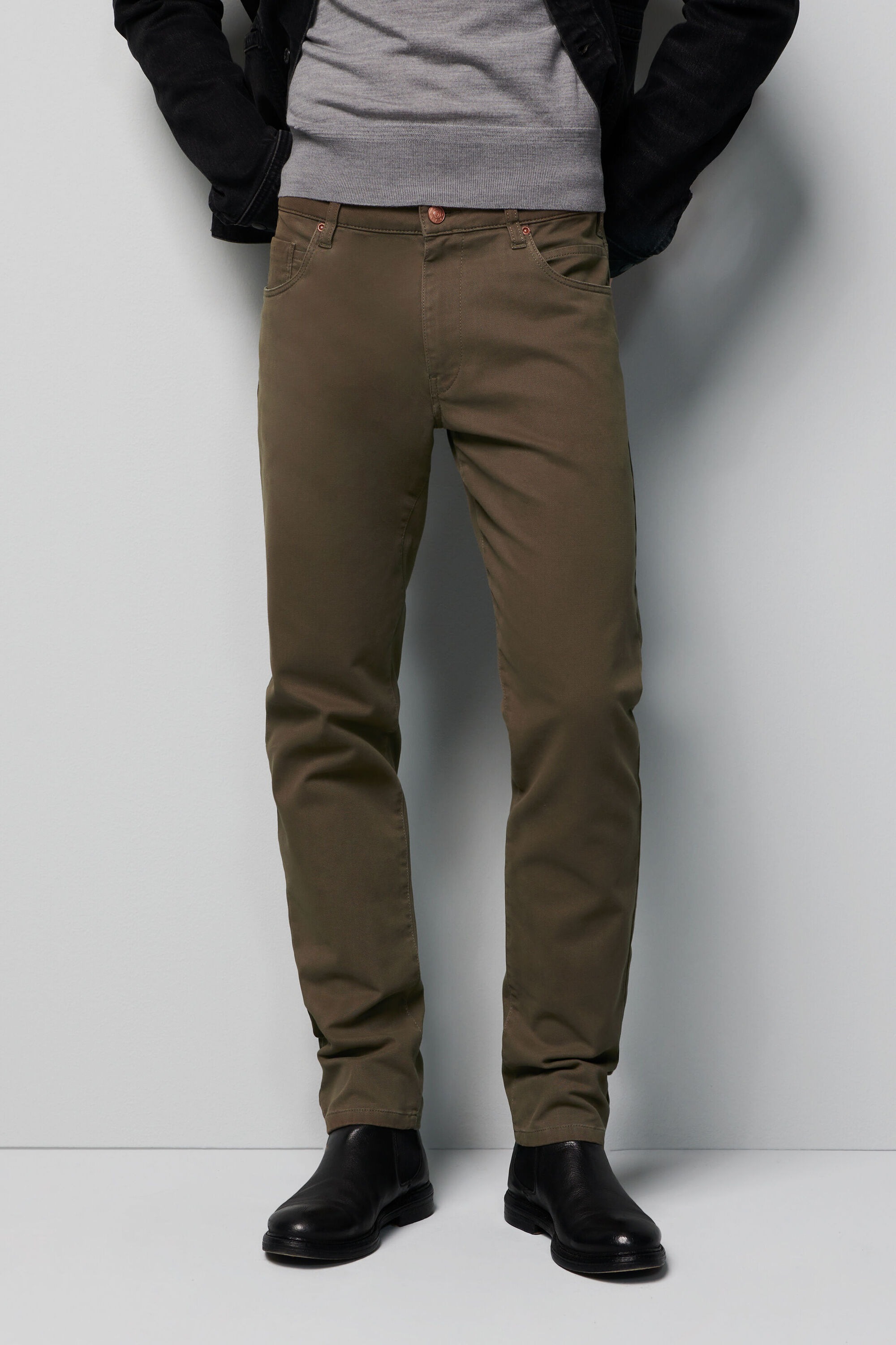 MEYER Chinos "Five-Pocket-Hose" M5 Linie, im unifarbenen Design günstig online kaufen