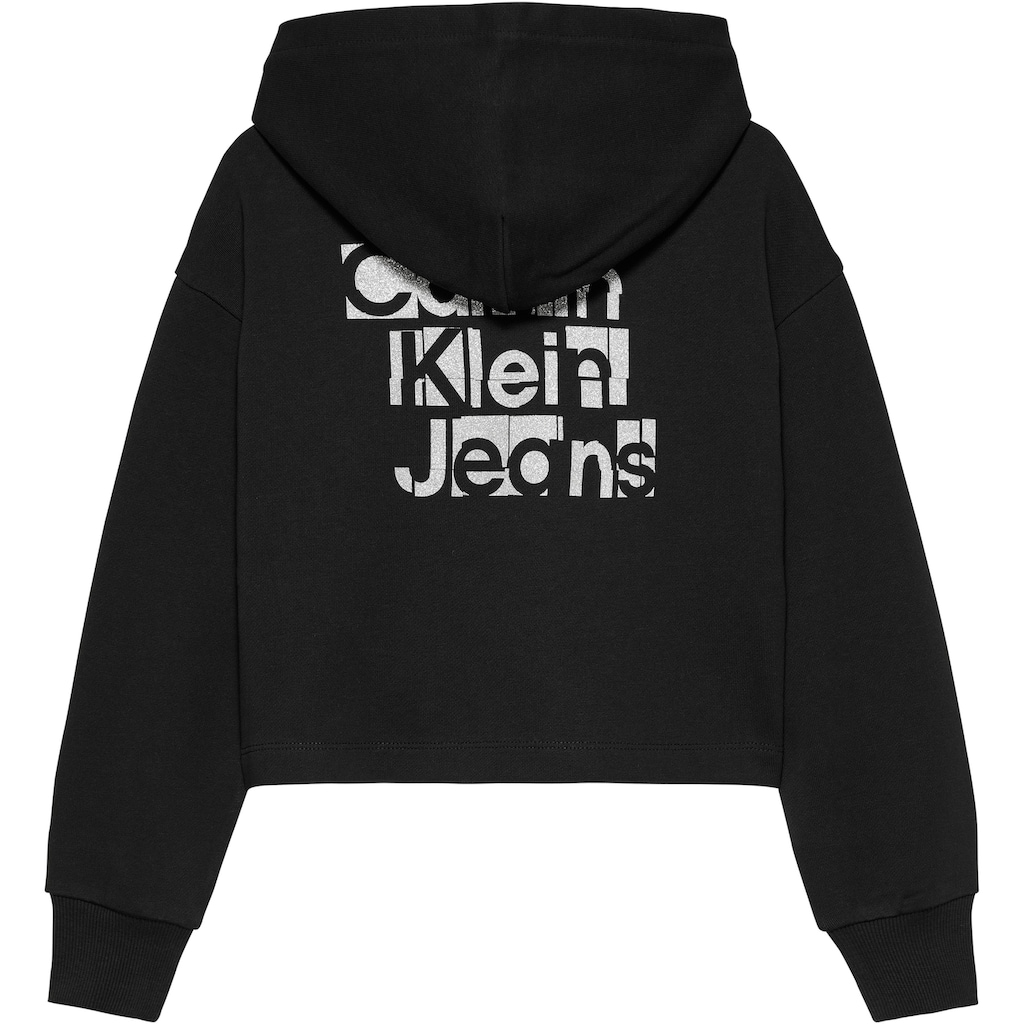 Calvin Klein Jeans Sweatshirt »METALLIC CKJ BACK LOGO HOODIE«