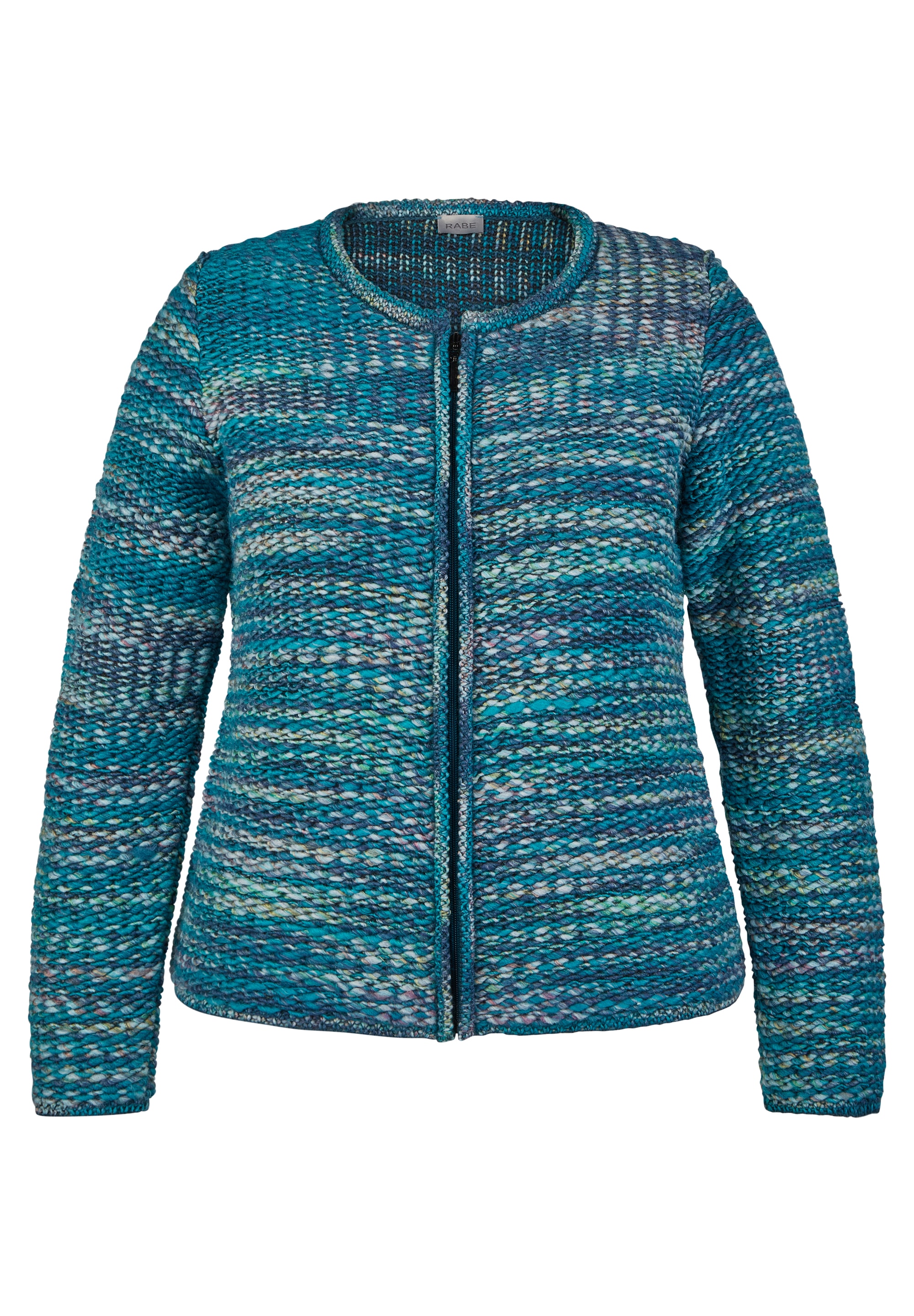 Rabe Strickjacke, mit Reißverschluss