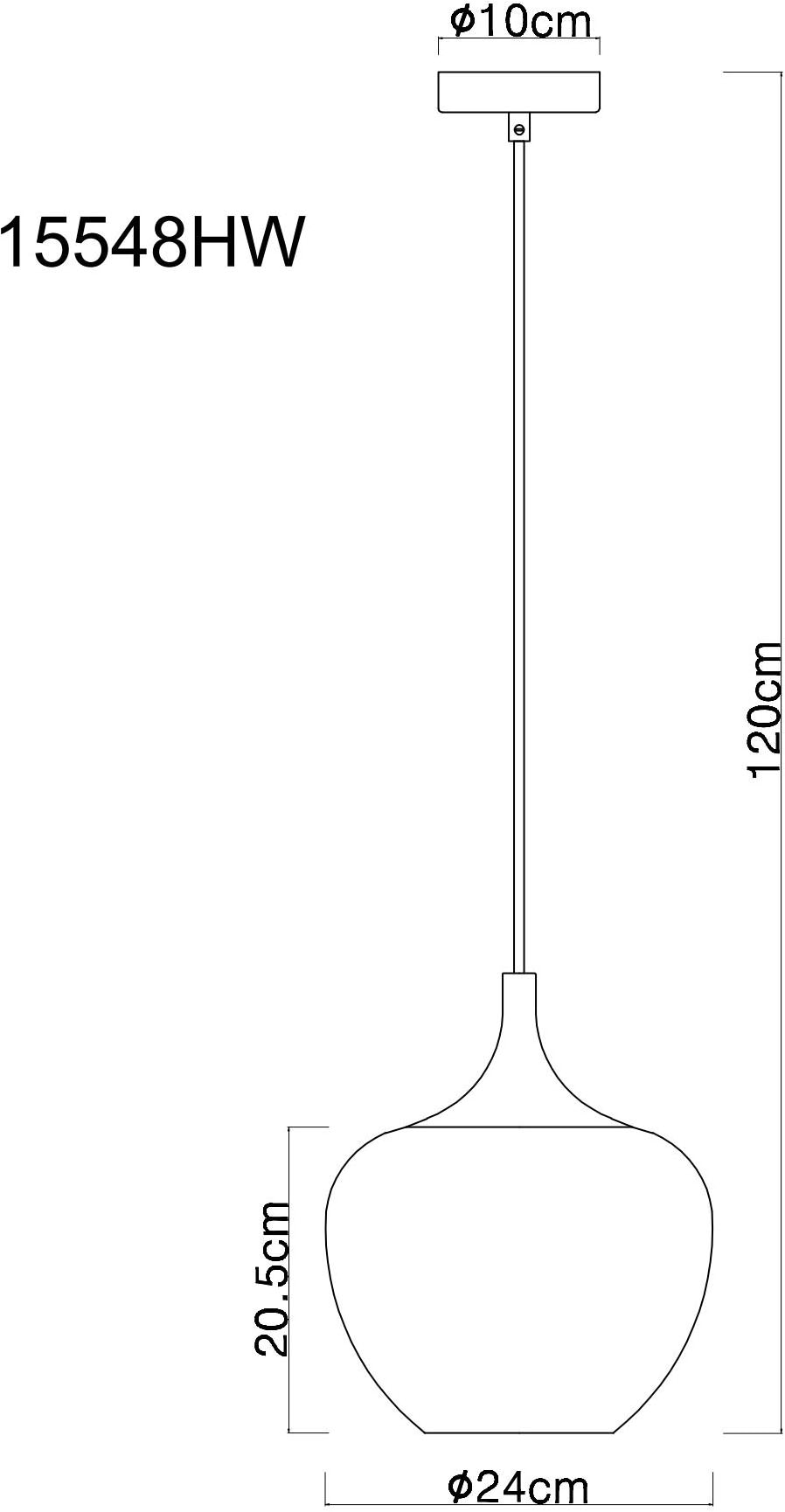 GLOBO LIGHTING Hängeleuchte »MAXY«, Leuchtmittel E27 | ohne Leuchtmittel, Hängelampe/Pendelleuchte/Glas opal/Glas Dekorillen/weiß/Höhe kürzbar