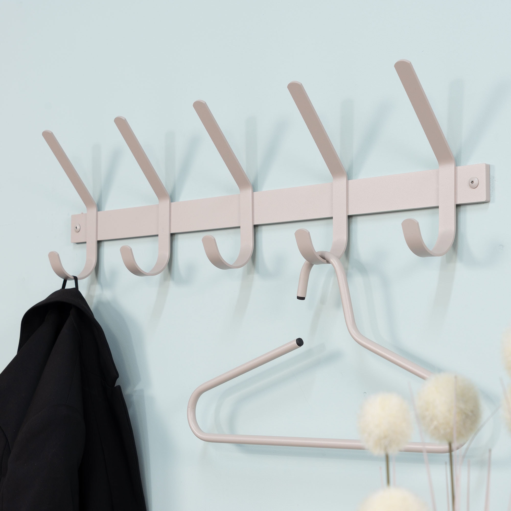 Spinder Design Garderobenhaken Metall, Breite 70 cm