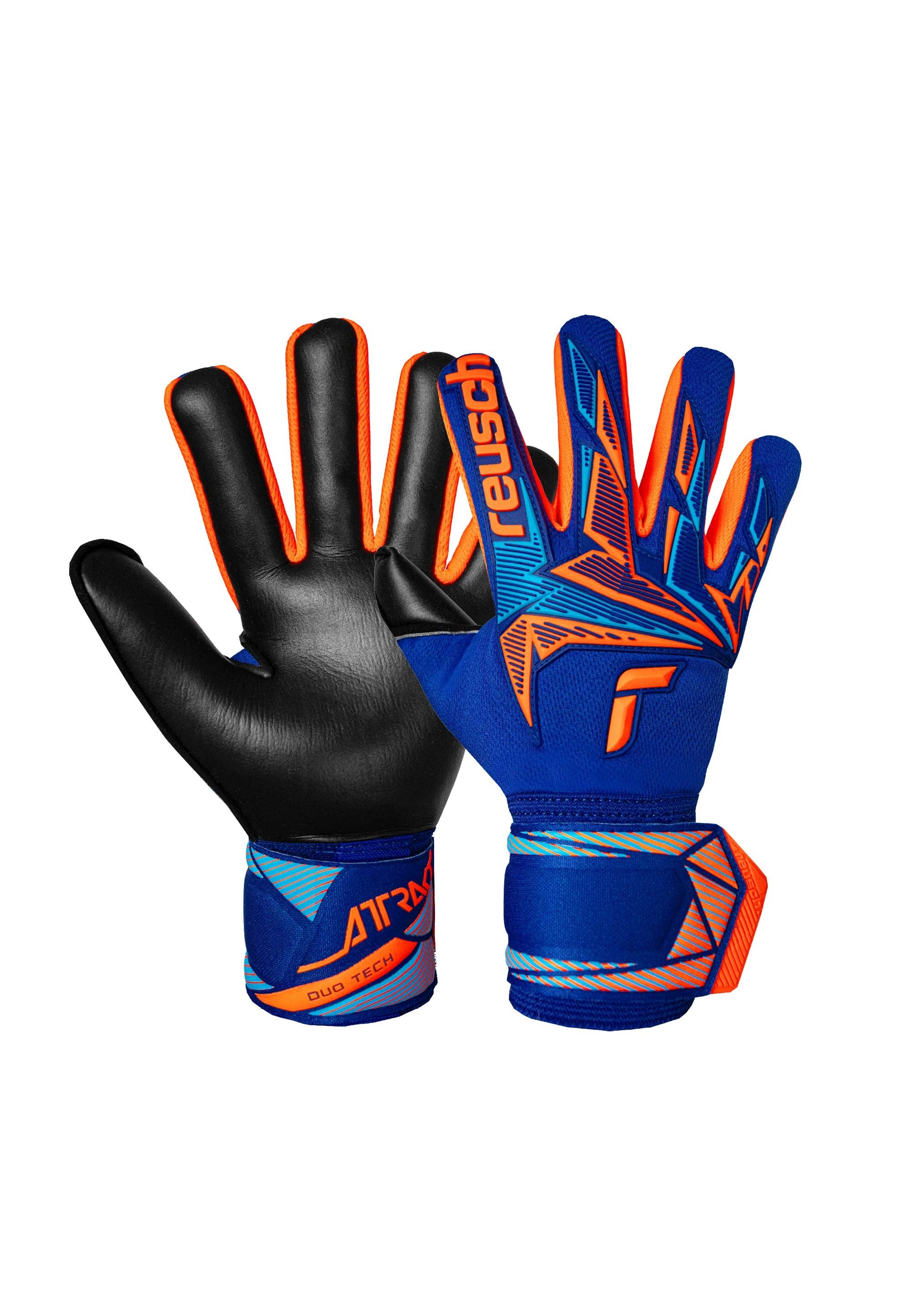 Reusch "Attrakt Freegel Duo NC" mit 3D-Latex-Noppen an der Innenseite