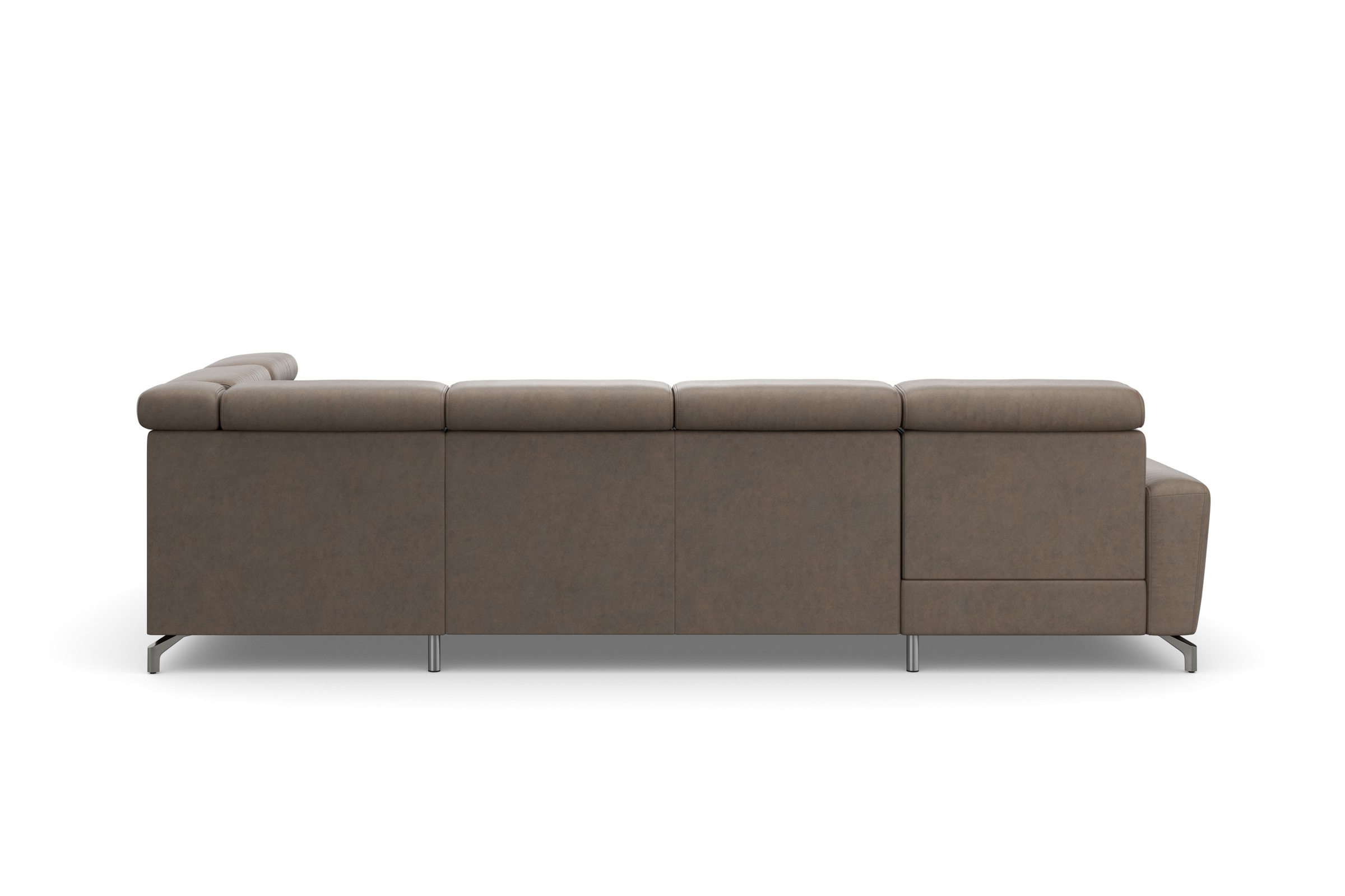 sit&more Wohnlandschaft »Scarlett U-Form«, inklusive Kopfteilverstellung, wahlweise mit Bettfunktion, Bettkasten