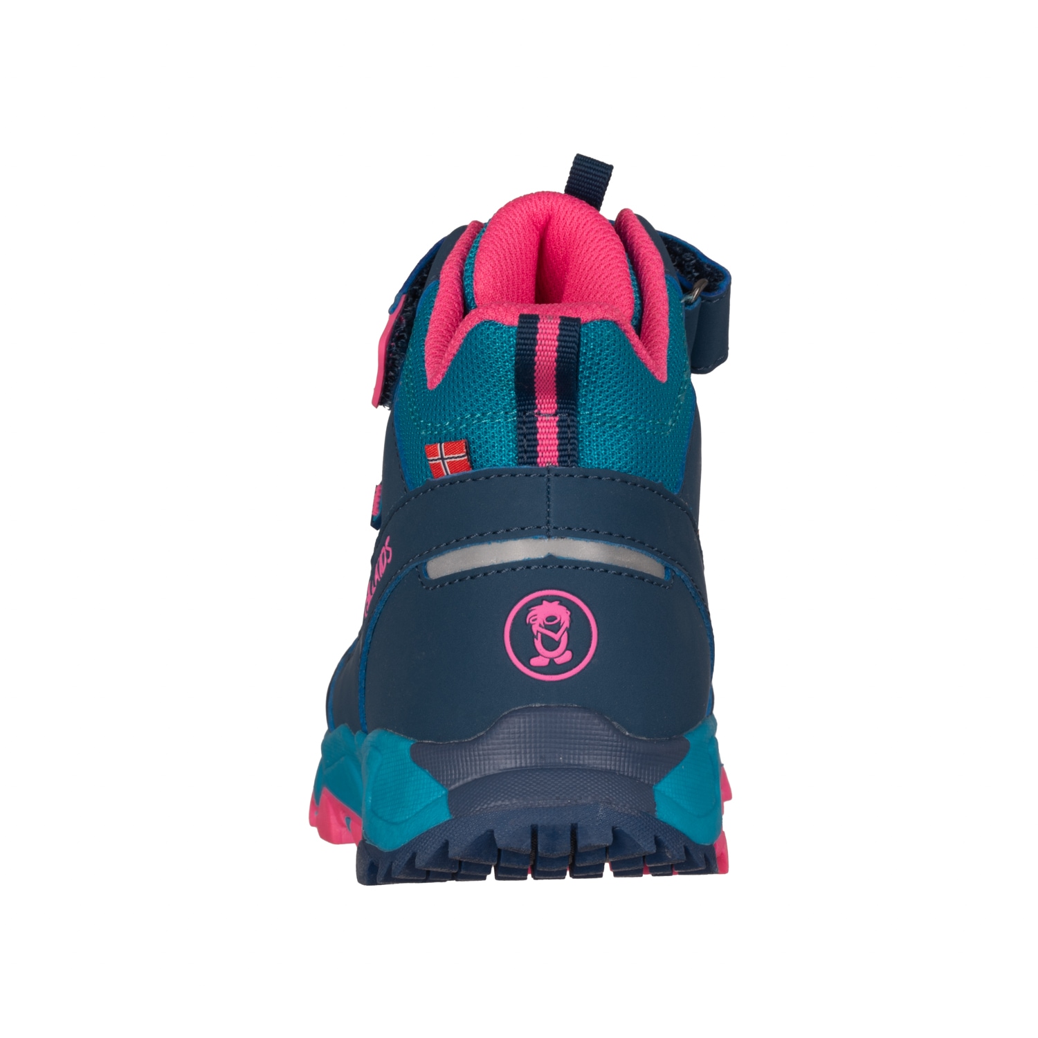 TROLLKIDS Wanderschuh »KIDS TRONFJELL HIKER MID«, wasserdicht, Klettverschluss, reflektierende Details