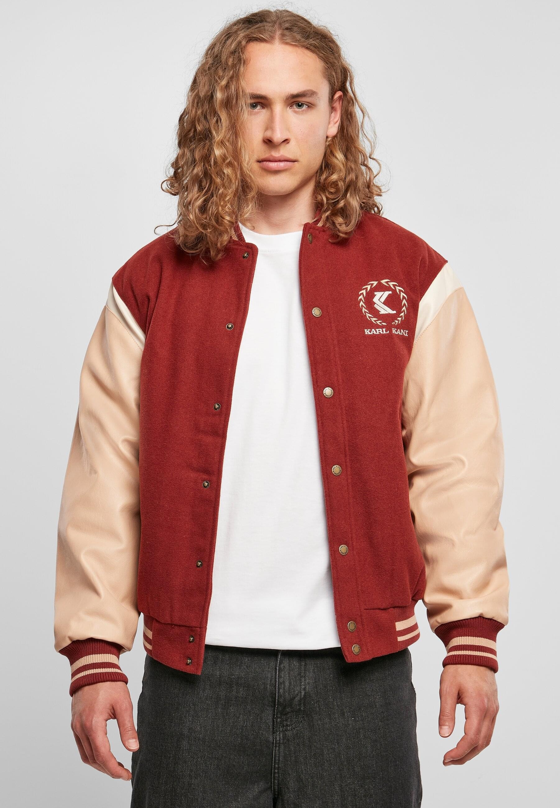 Karl Kani Collegejacke »Karl Kani Herren KM223-076-1 KK OG College Jacket«, (1 St.), ohne Kapuze