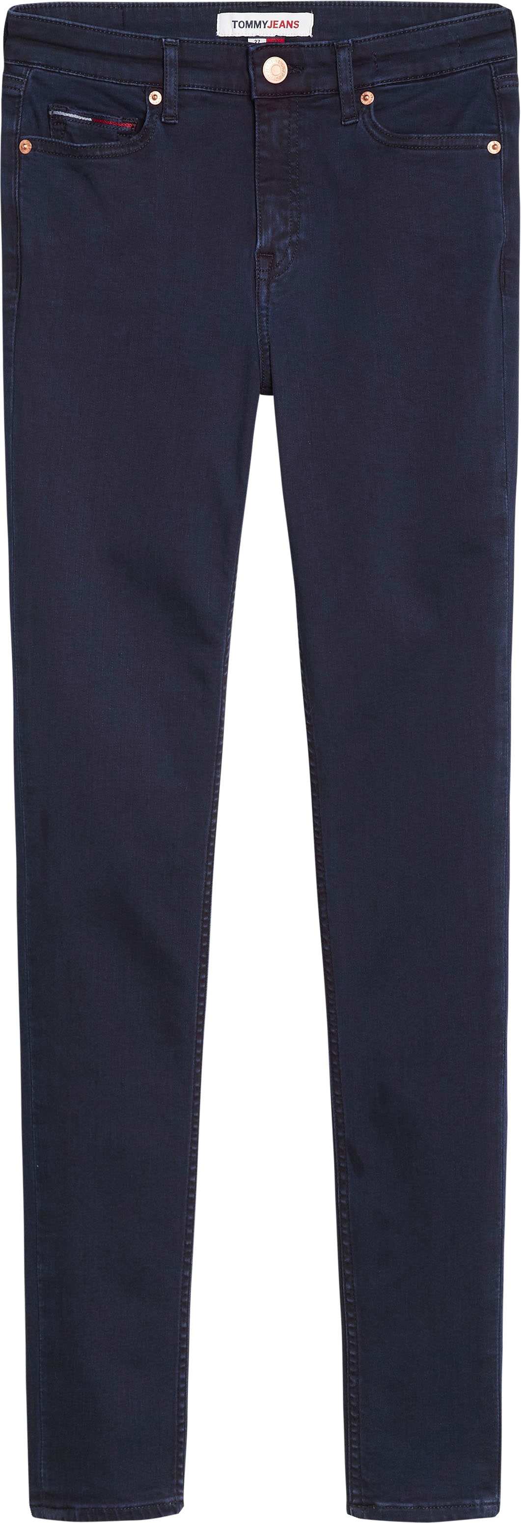 Tommy Jeans Skinny-fit-Jeans »Nora Mid Rise Skinny Fit«, mit Tommy Jeans Logo-Badge & Stickereien