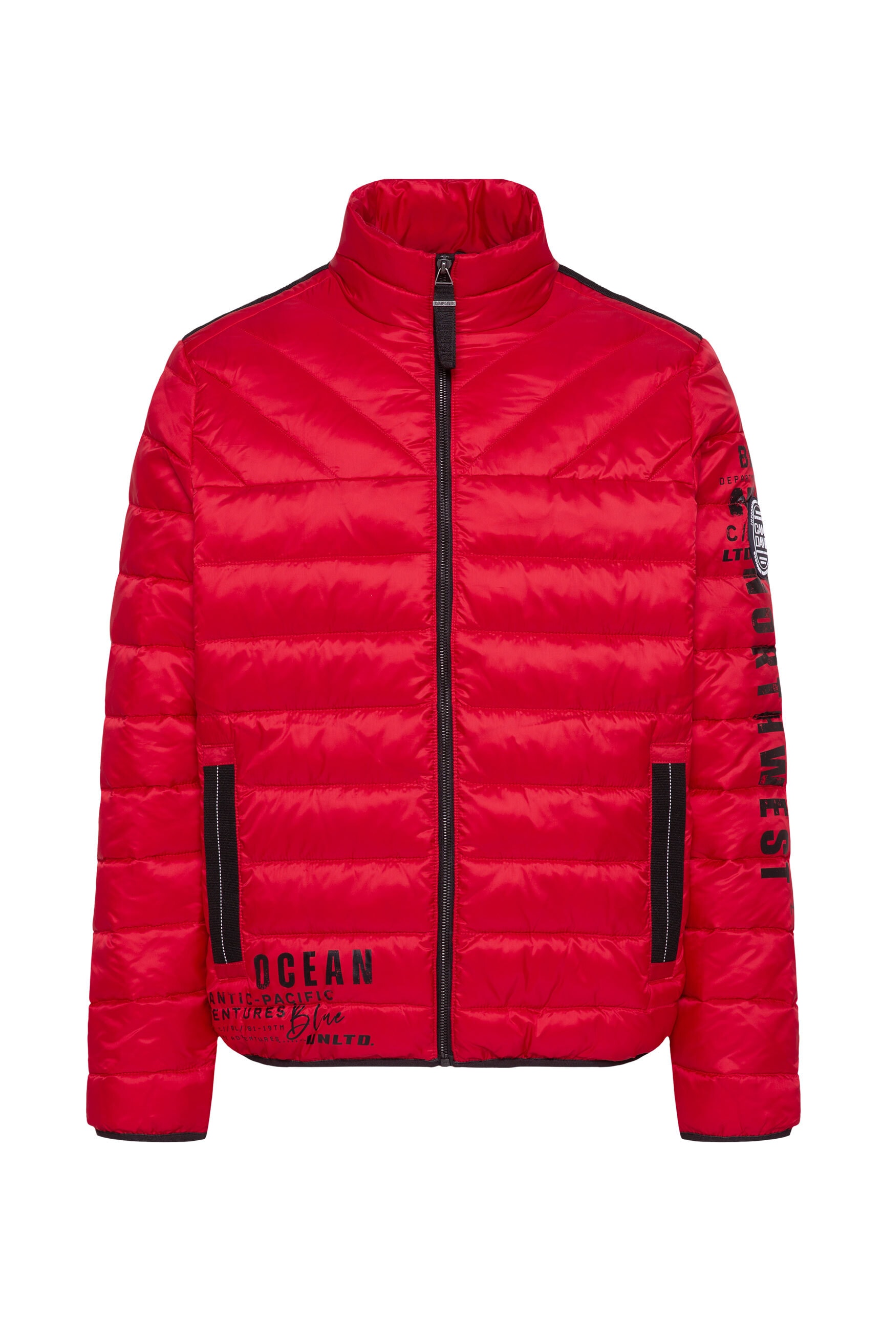 CAMP DAVID Outdoorjacke, ohne Kapuze, mit Windfangleiste
