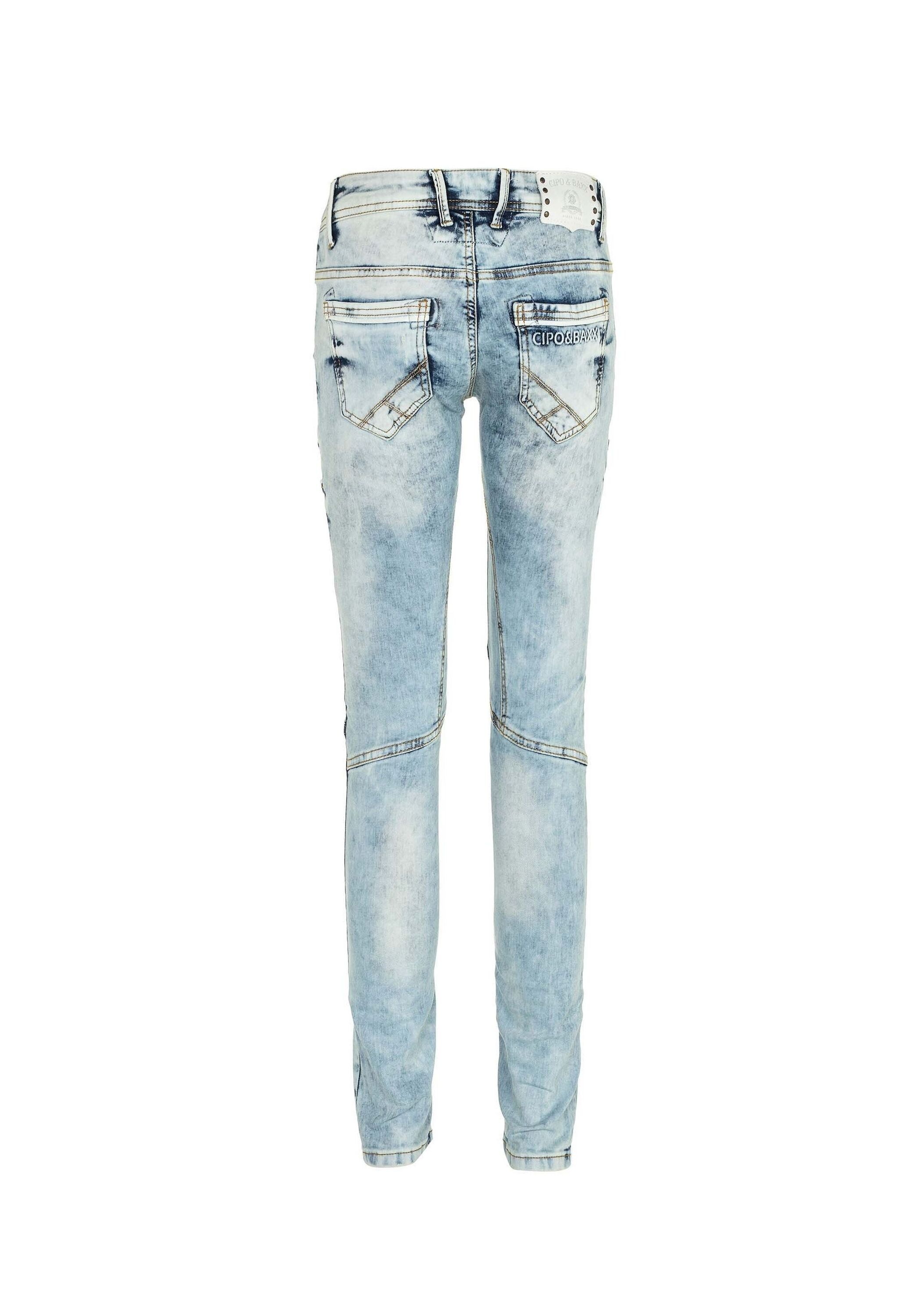 Cipo & Baxx WD216 Damen Jeans Hellblau 29/34 3