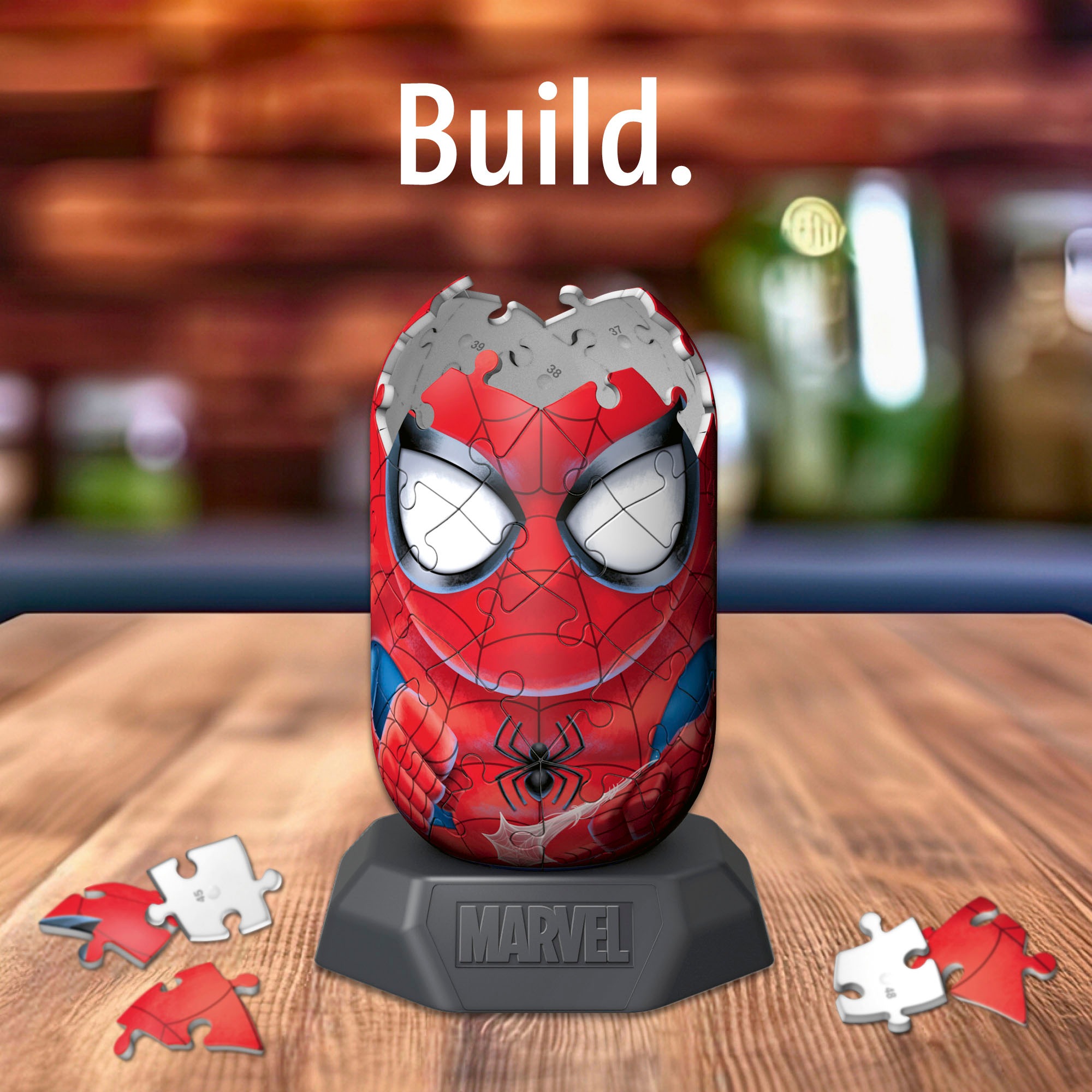 Ravensburger 3D-Puzzle »Marvel Heroes, Hylkies Sammelfigur #09 Spider-Man«, Made in Europe
