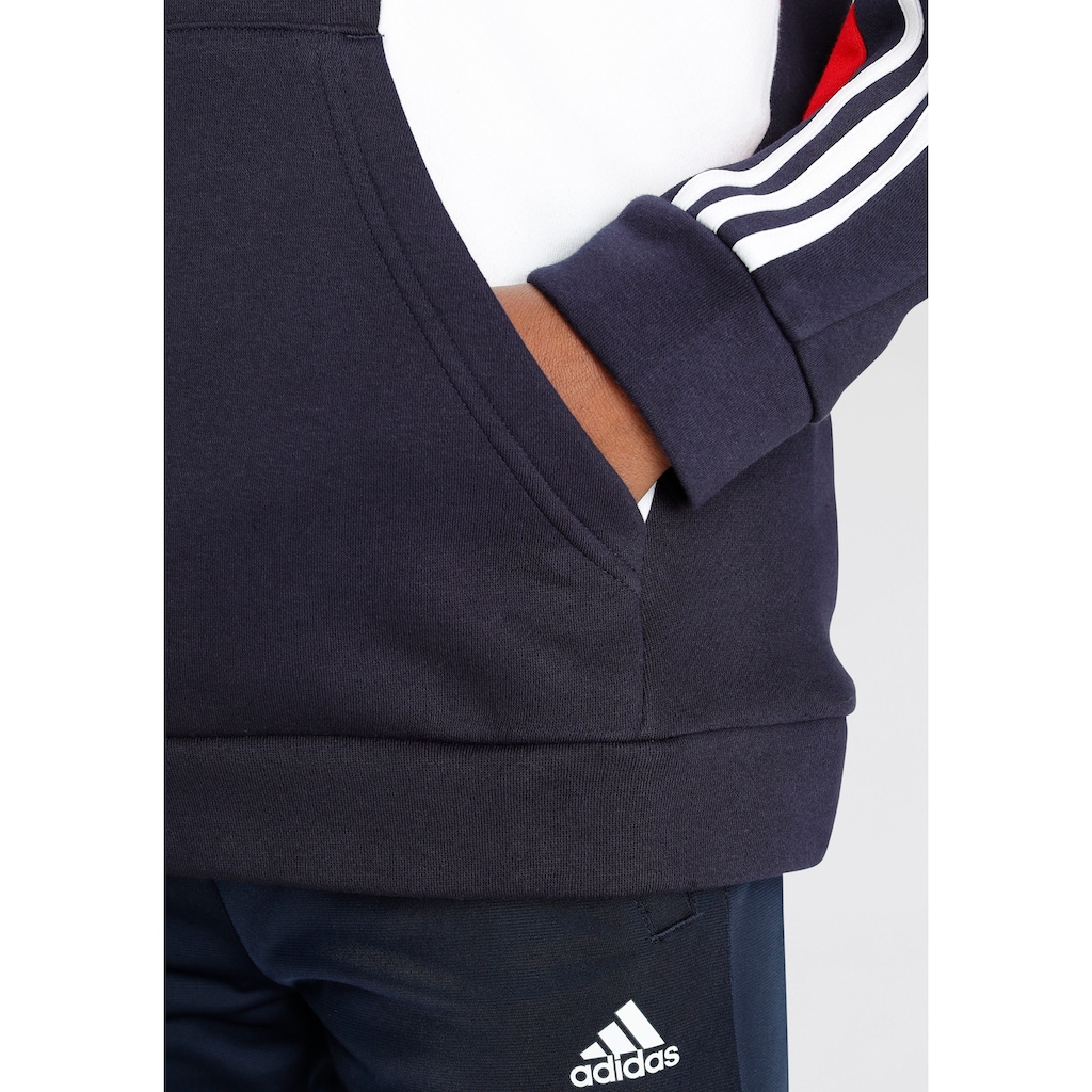 adidas Sportswear Kapuzensweatshirt »COLORBLOCK 3STREIFEN HOODIE«