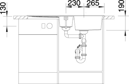 Blanco Granitspüle »METRA 6 S«, aus SILGRANIT®, inkl. Edelstahl Multifunktionsschale