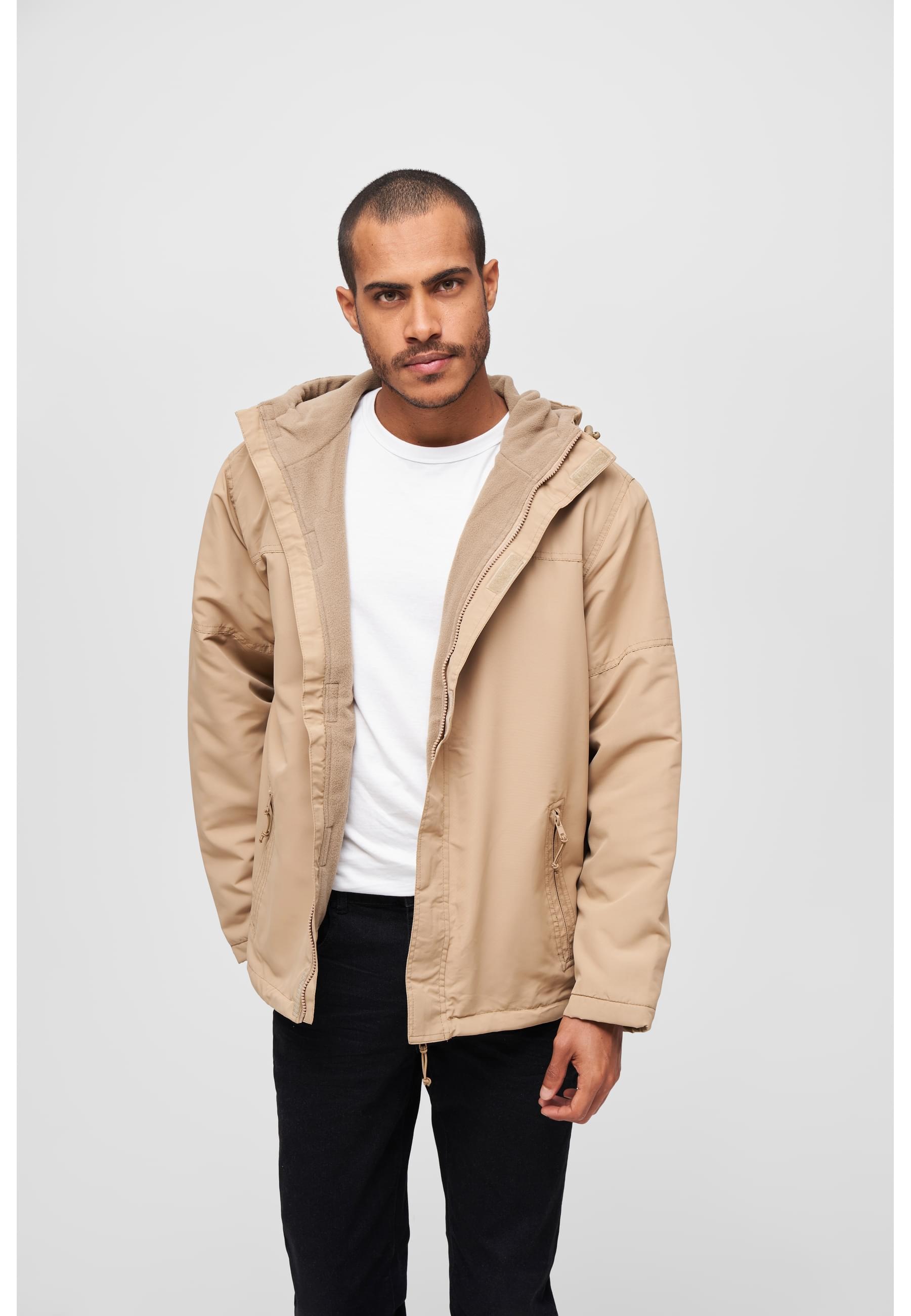 Brandit Allwetterjacke »Brandit Herren Windbreaker Frontzip«, (1 St.), mit Kapuze