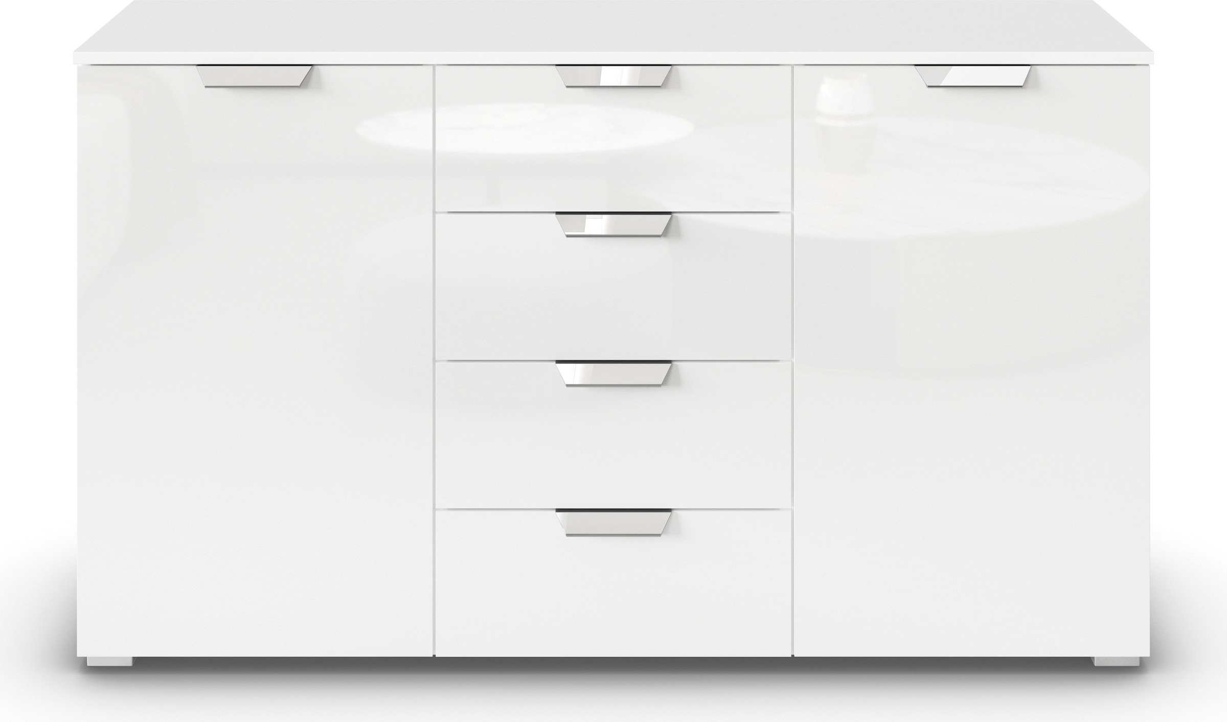 rauch Kombikommode »Glamour by Aditio«, mit Hochglanzfront, 4 Schubladen mit Softclose-Funktion