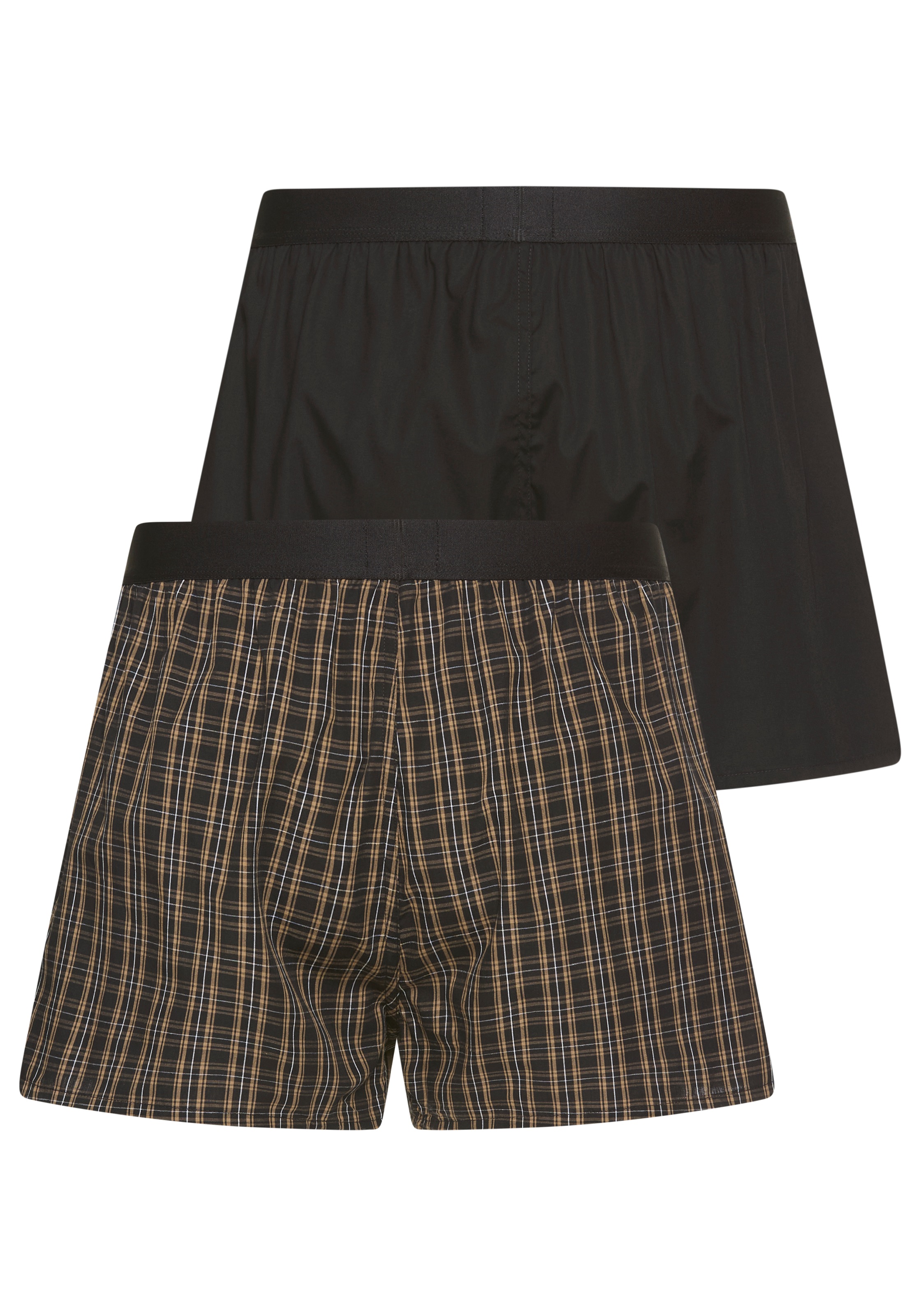 BOSS Pyjamashorts »2P Boxer Shorts EW«, (Packung, 2 tlg., 2er), mit Logobund