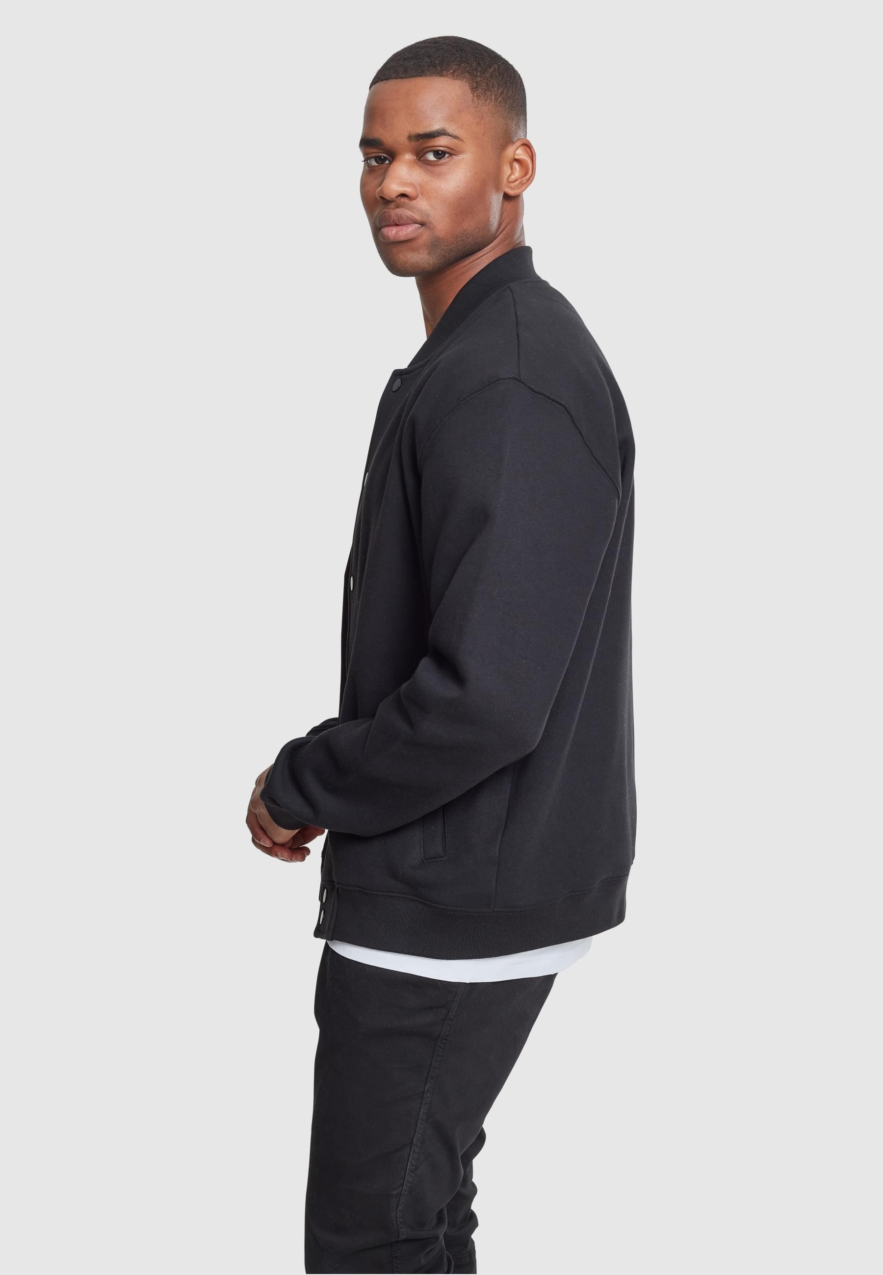 URBAN CLASSICS Collegejacke »Urban Classics Herren 2-tone College Sweatjacket«, (1 St.), ohne Kapuze