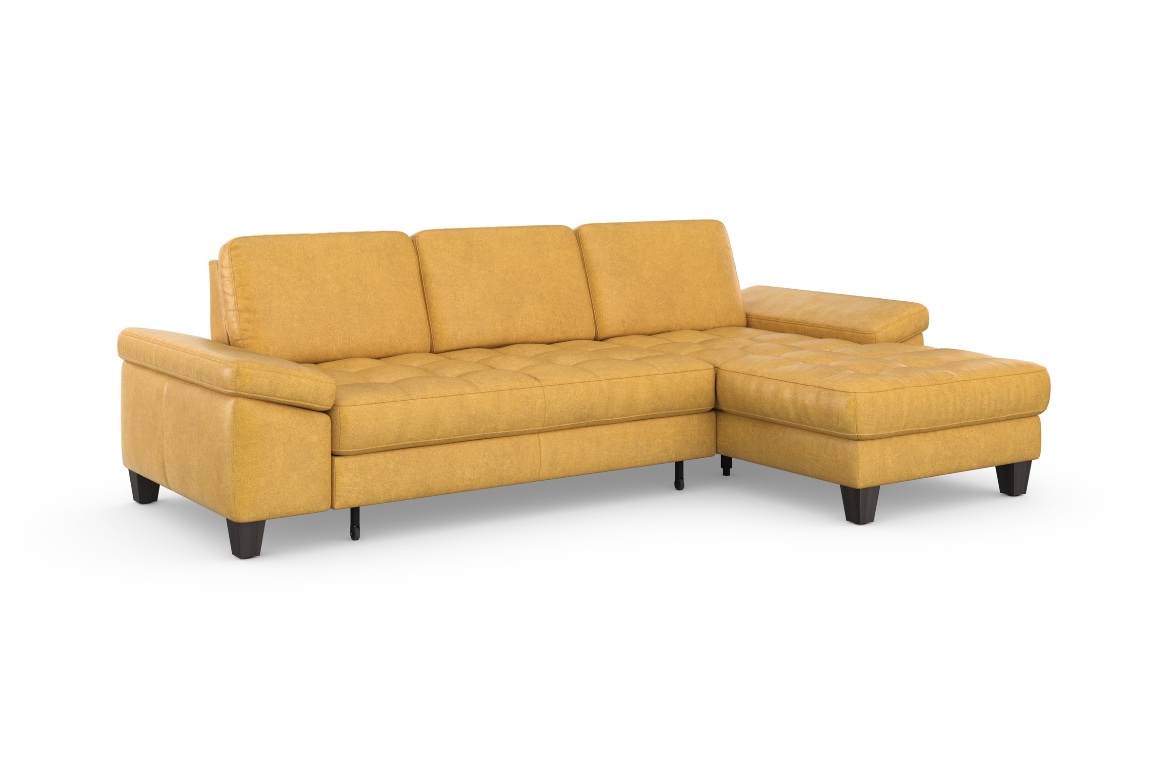 Sit & More Westham L-Shape Sofa Dijon Yellow 6