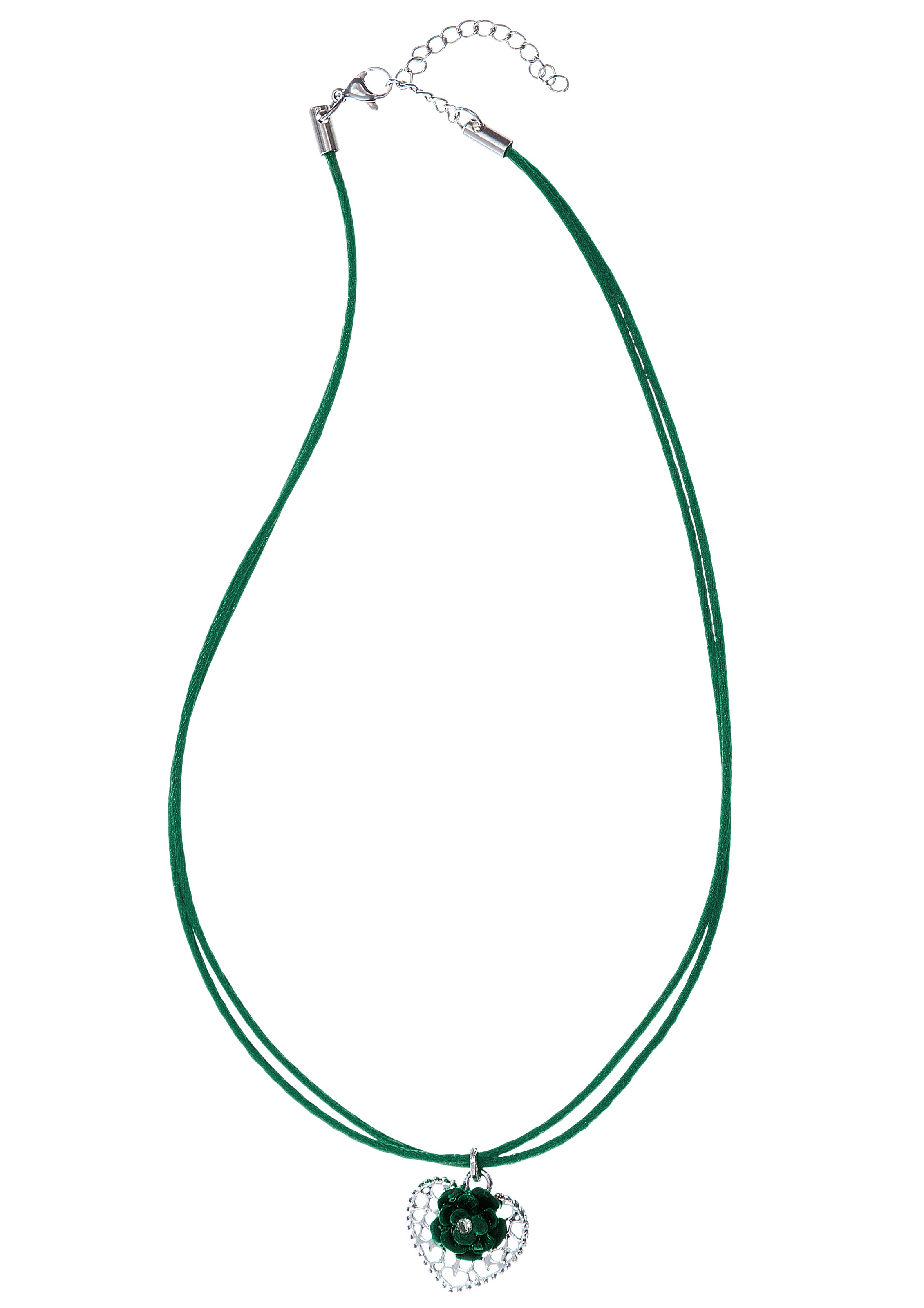 Trachtenhalskette Damen mit echtem Swarovski-Stein